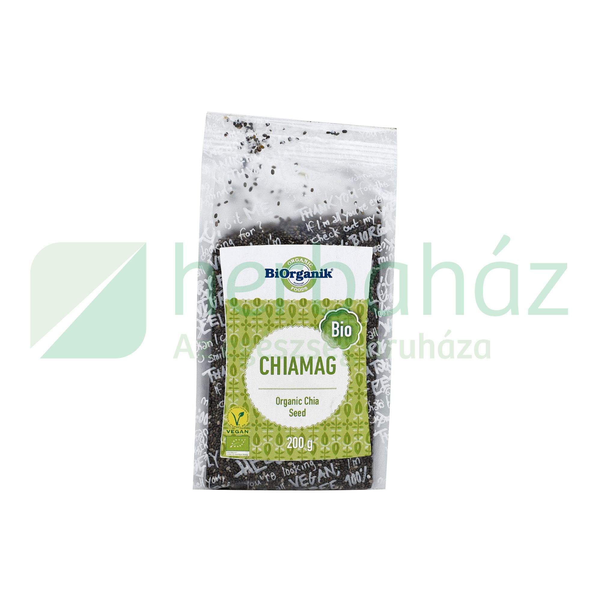 BIO BIORGANIK CHIA MAG FEKETE 200G