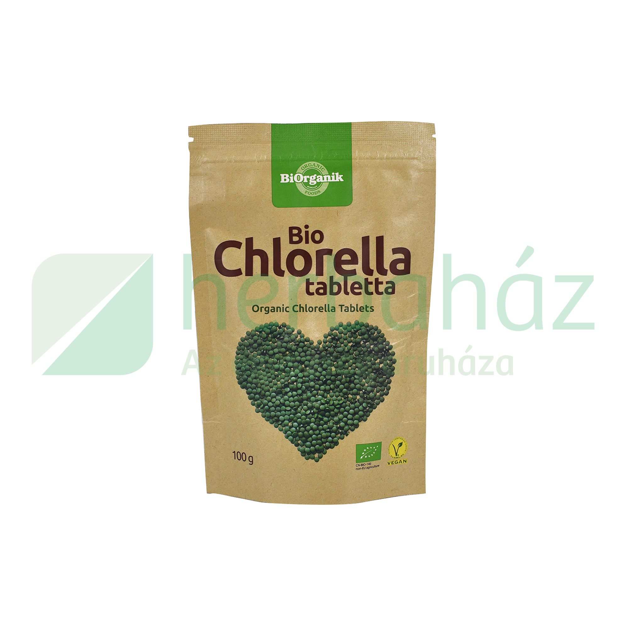 BIO BIORGANIK CHLORELLA TABLETTA 100G