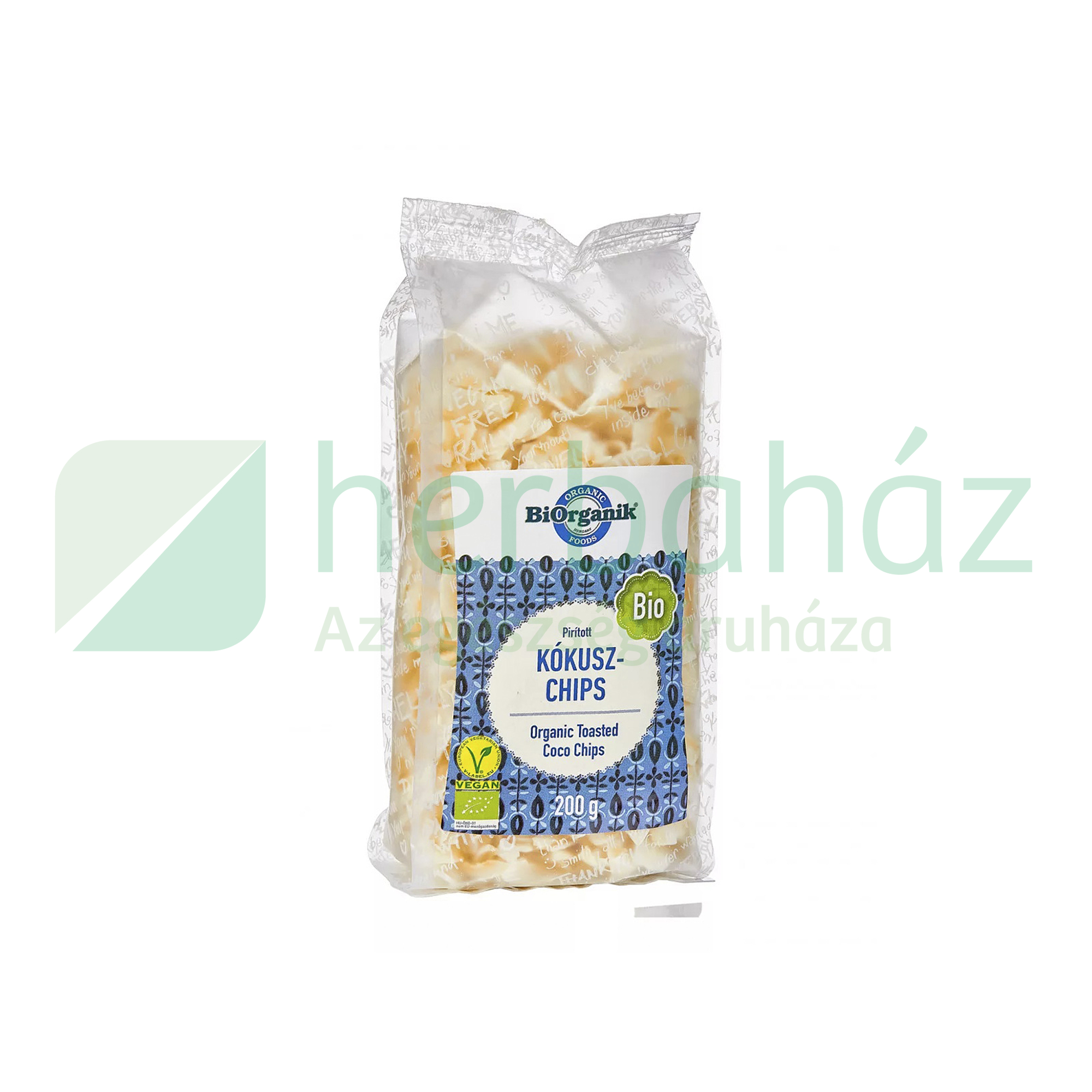 BIO BIORGANIK PIRÍTOTT KÓKUSZCHIPS 200G