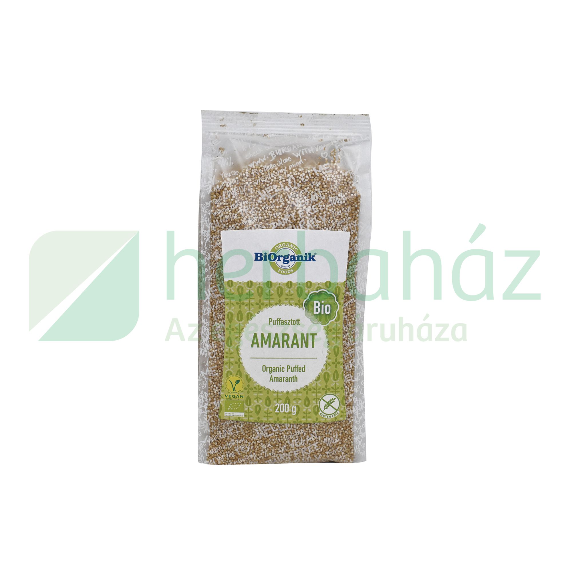 BIO BIORGANIK PUFFASZTOTT AMARANT 200G