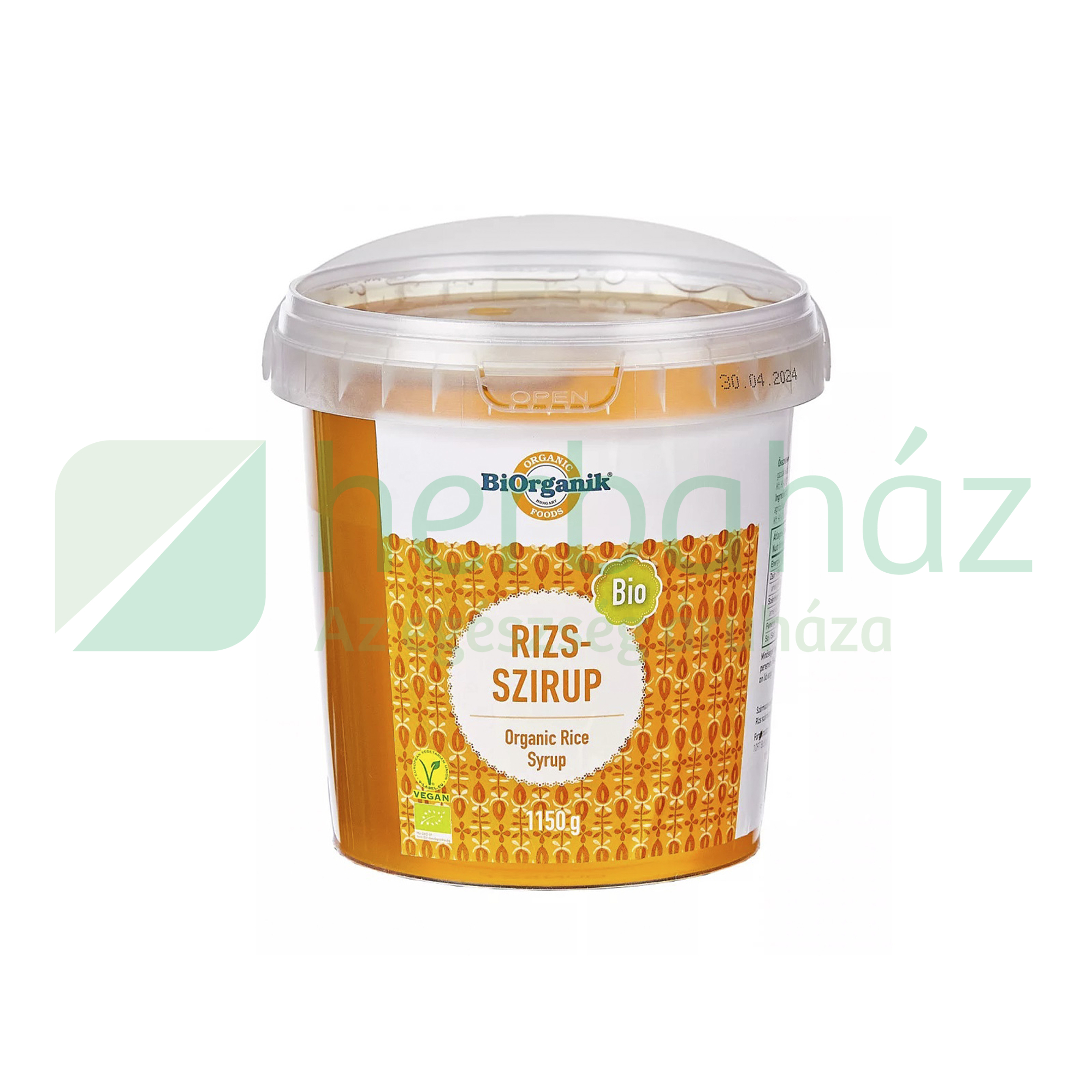 BIO BIORGANIK RIZS SZIRUP 1150G