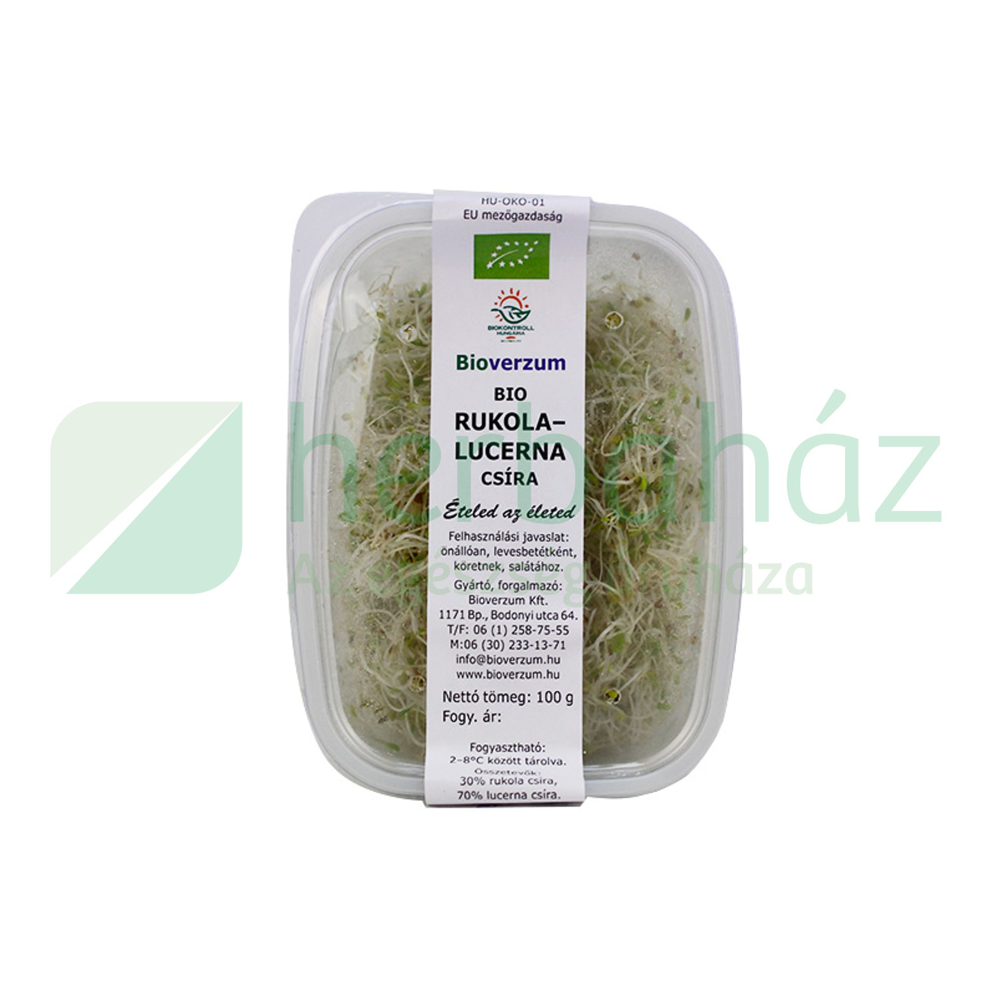 BIO BIOVERZUM CSÍRA RUKOLA-LUCERNA 100G