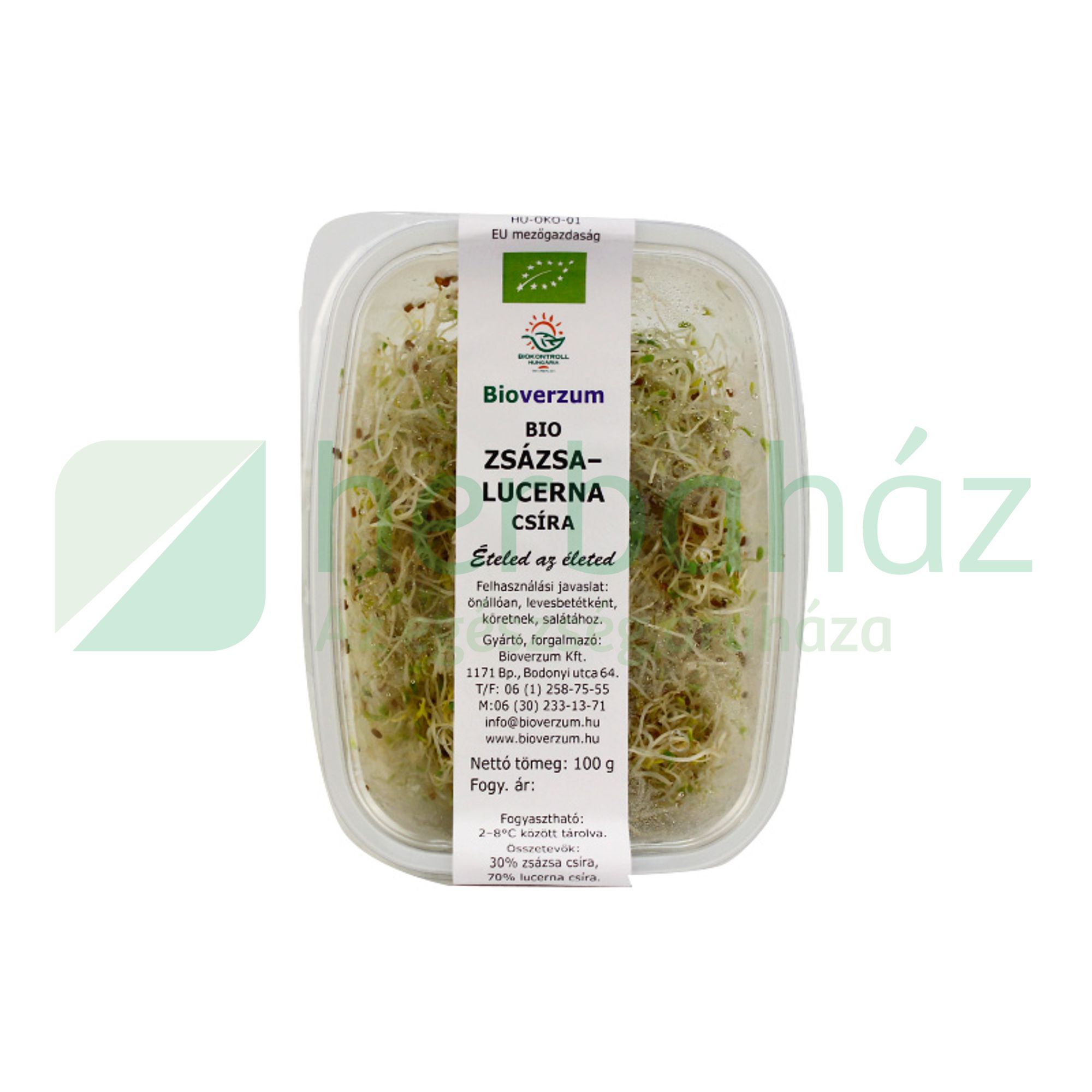 BIO BIOVERZUM CSÍRA ZSÁZSA-LUCERNA 100G