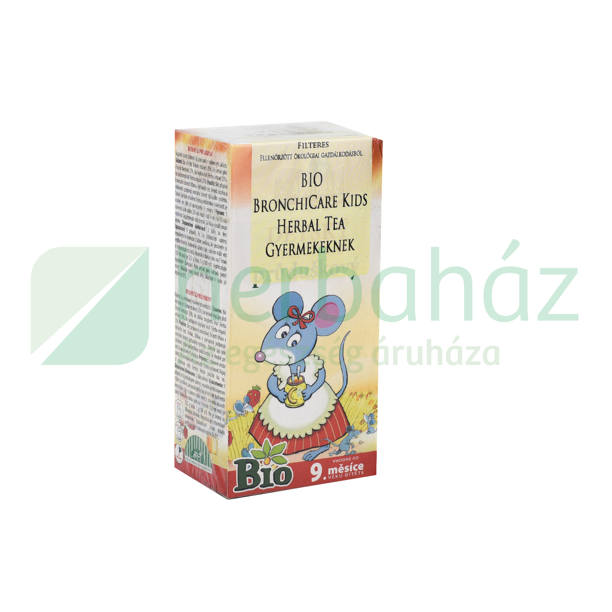 BIO BRONCHICARE KIDS HERBAL TEA GYERMEKEKNEK 20DB