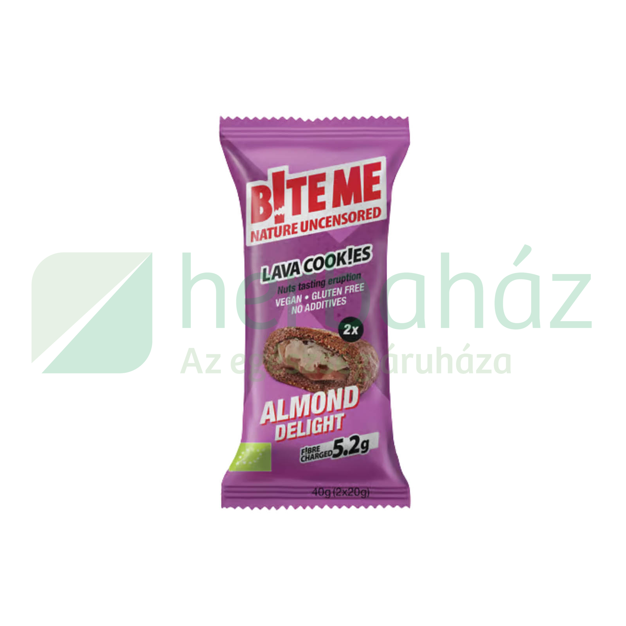 BIO B!TE ME NYERS LÁVA SZELET MANDULAVAJJAL 40G