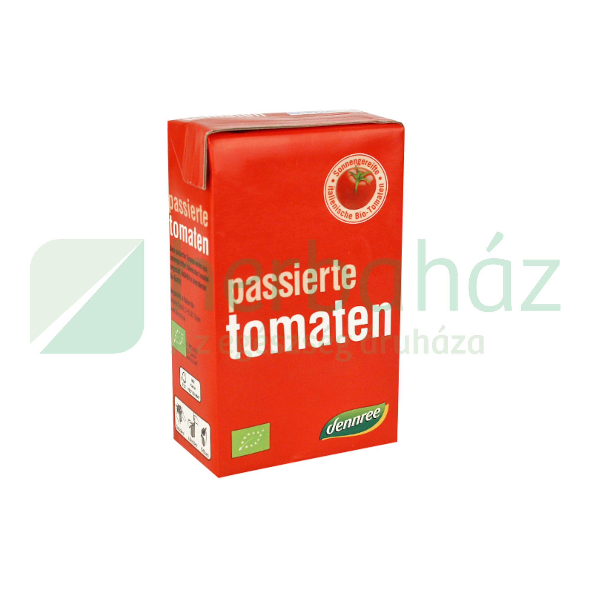 BIO DENNREE PASSZÍROZOTT PARADICSOM DOBOZOS 500G