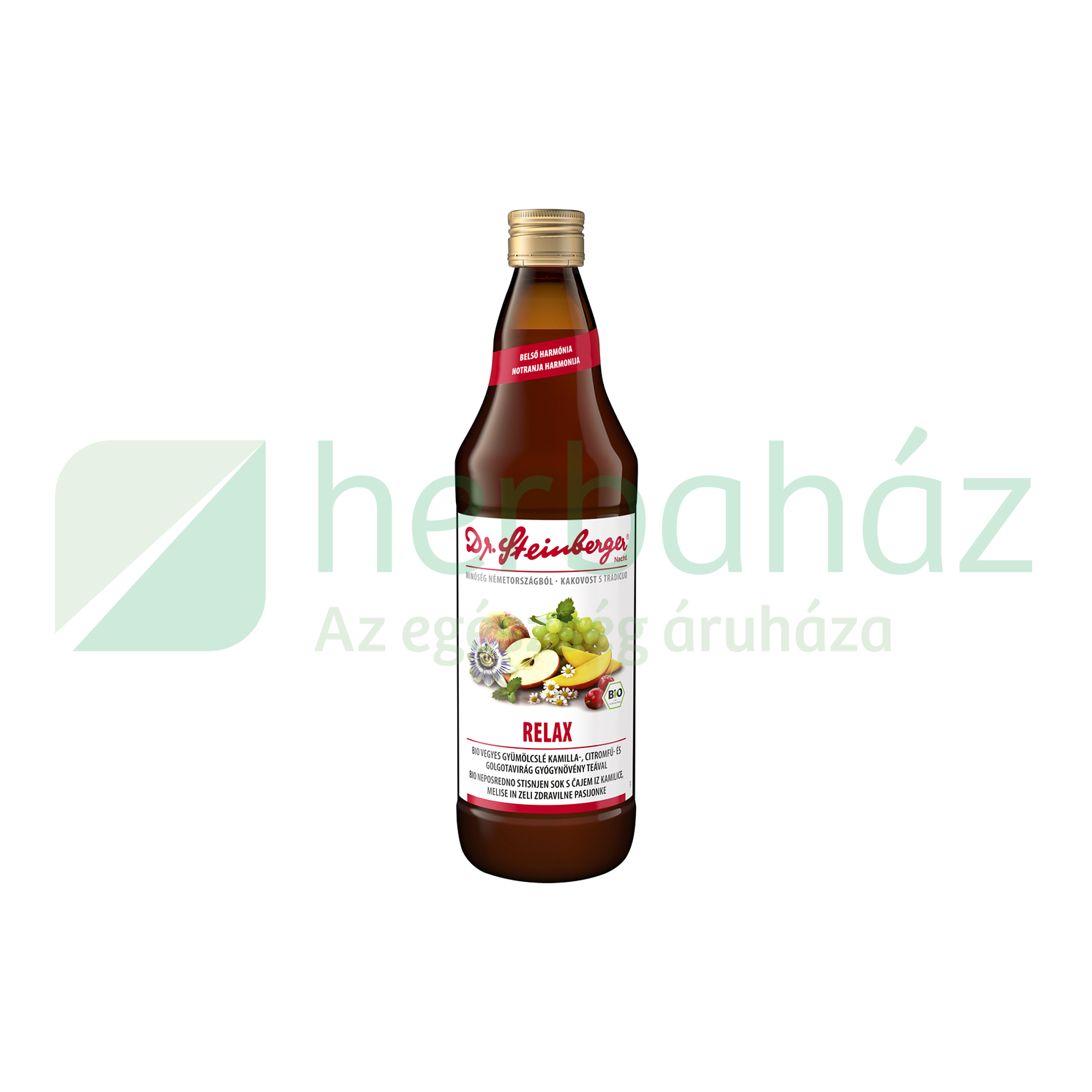 BIO DR.STEINBERGER RELAX VEGYES GYÜMÖLCSLÉ 750ML DRS+50FT BETÉTDÍJ