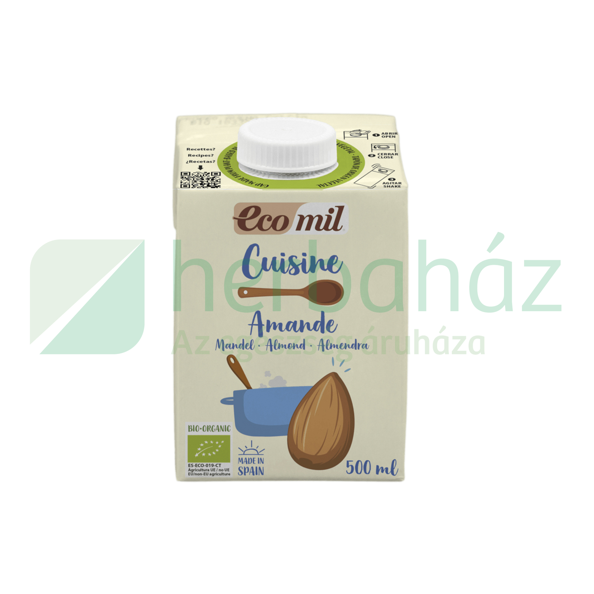 BIO ECOMIL MANDULA FŐZŐALAP 500ML