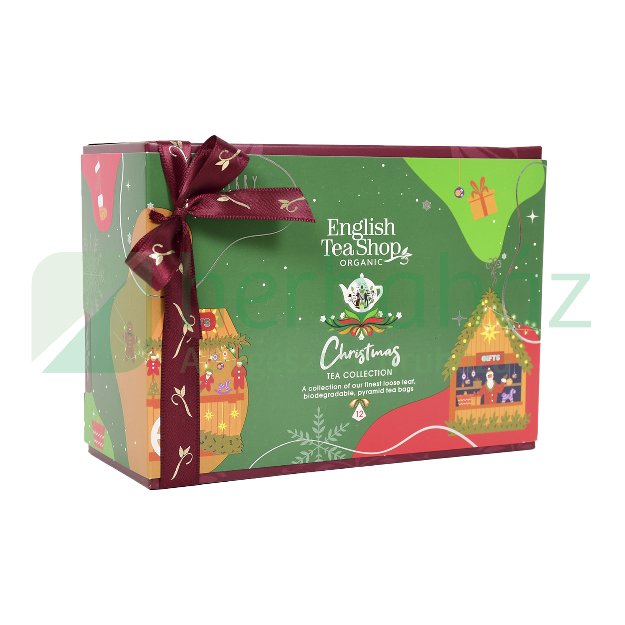 BIO ETS 12 XMAS WOUNDER COLLECTION TEAVÁLOGATÁS GREEN PIRAMIS FILTER 12DB