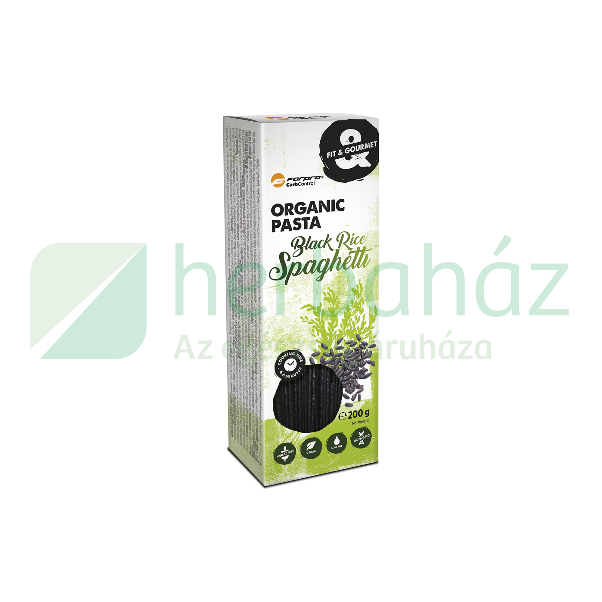 BIO FORPRO FEKETERIZS TÉSZTA SPAGETTI 200G