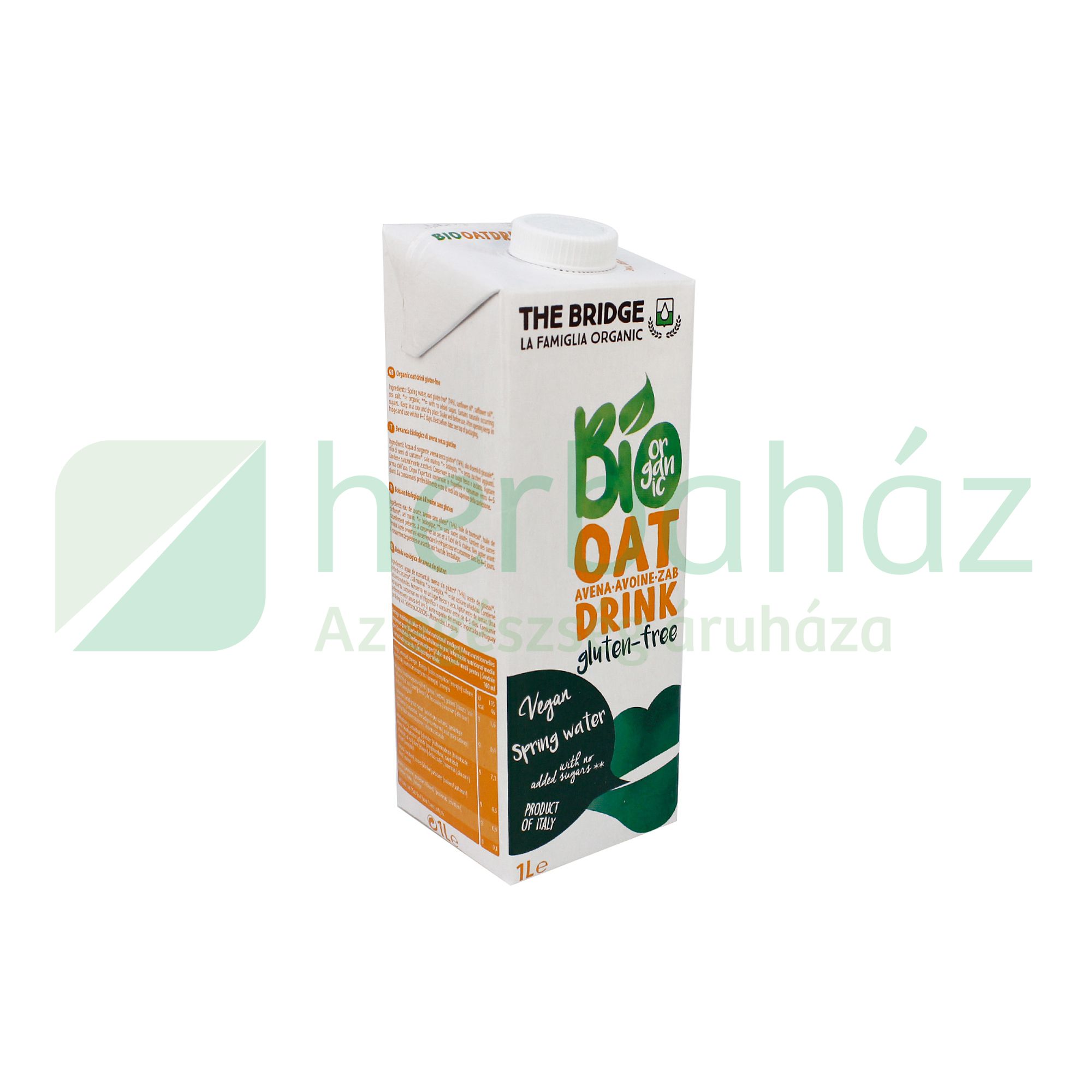 GLUTÉNMENTES BIO THE BRIDGE  ZABITAL 1000ML