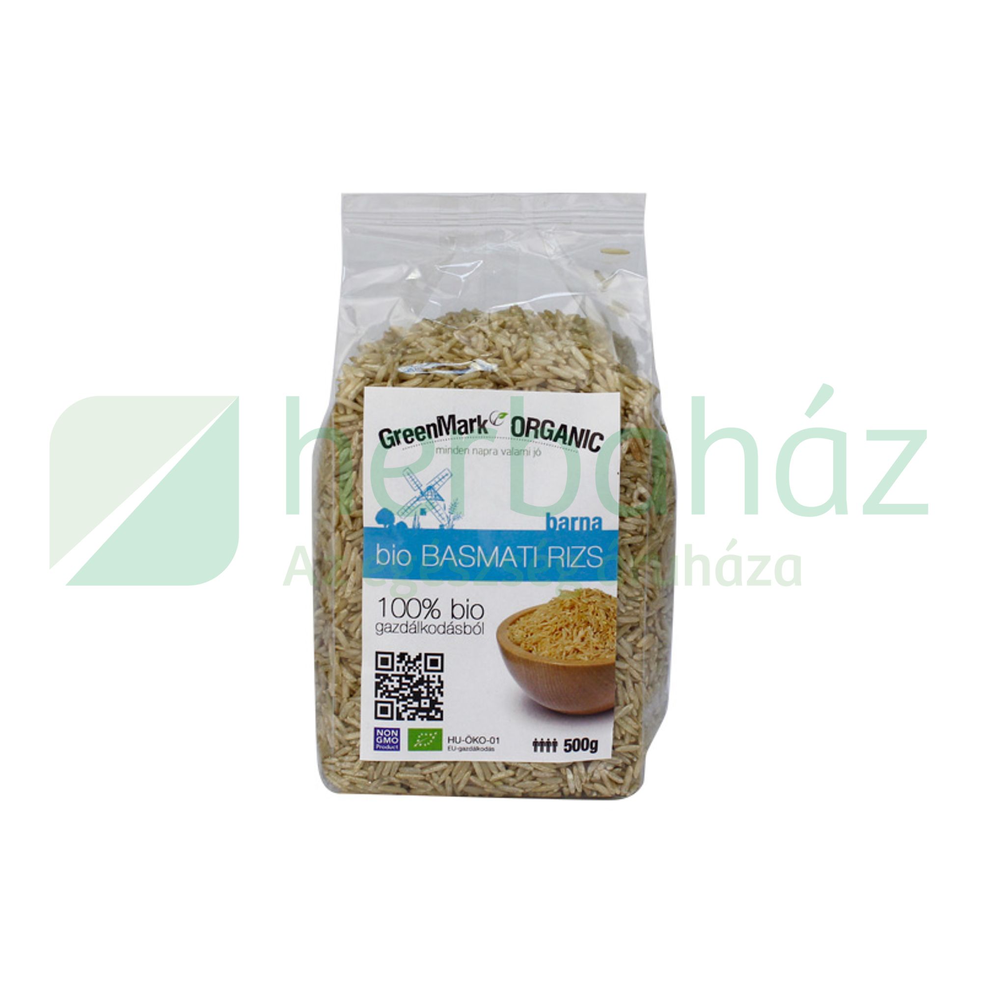 BIO GREENMARK BASMATI BARNA RIZS 500G