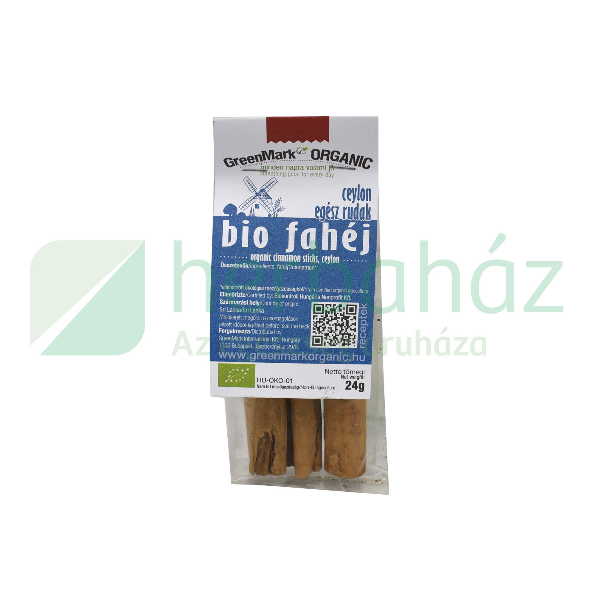 BIO GREENMARK CEYLON EGÉSZ FAHÉJ 24G