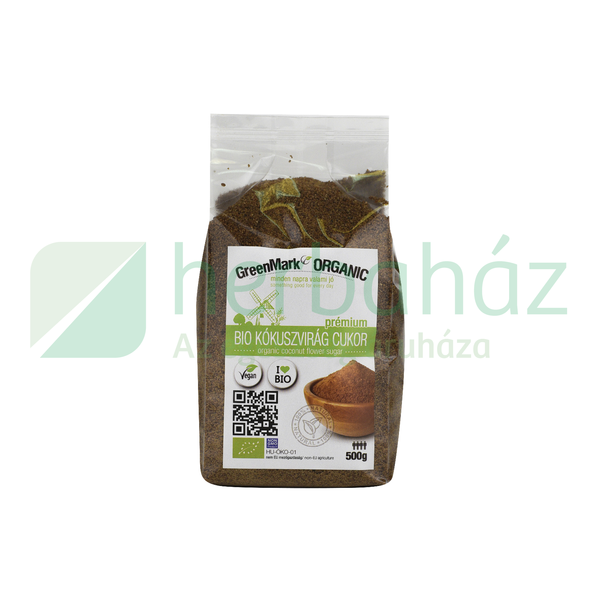 BIO GREENMARK PRÉMIUM KÓKUSZVIRÁG CUKOR 500G