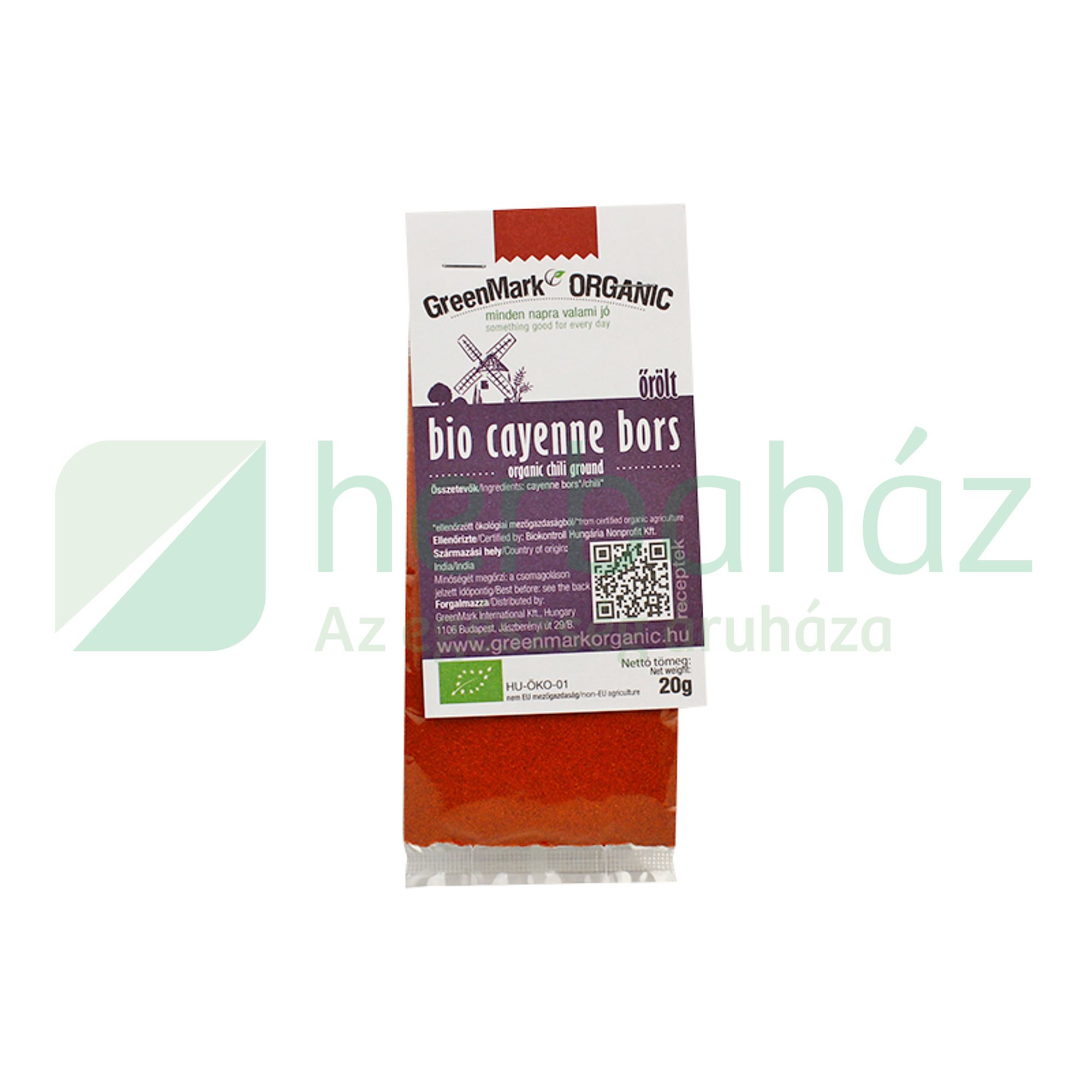 BIO GREENMARK ŐRÖLT CAYENNE BORS 20G