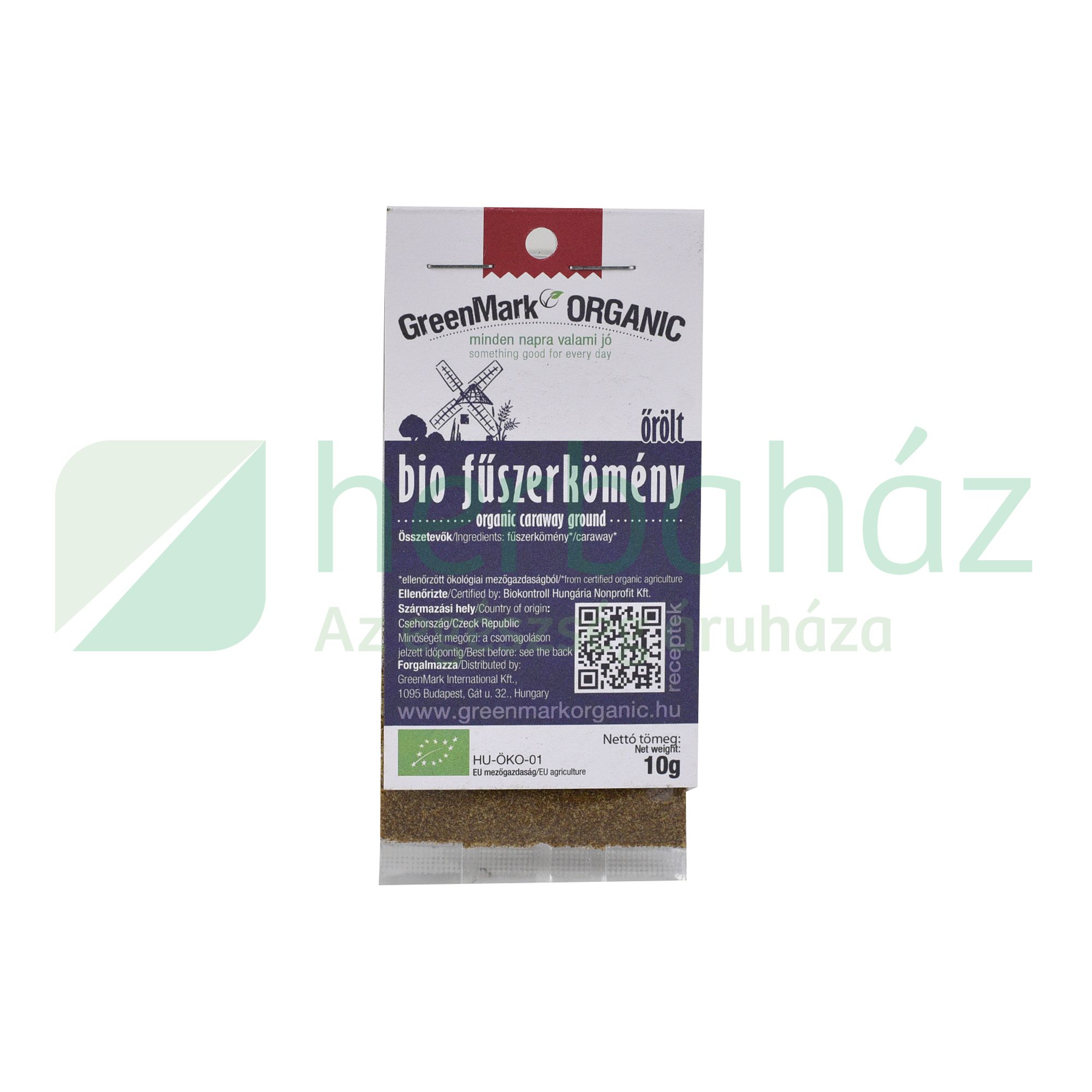 BIO GREENMARK ŐRÖLT FŰSZERKÖMÉNY 10G