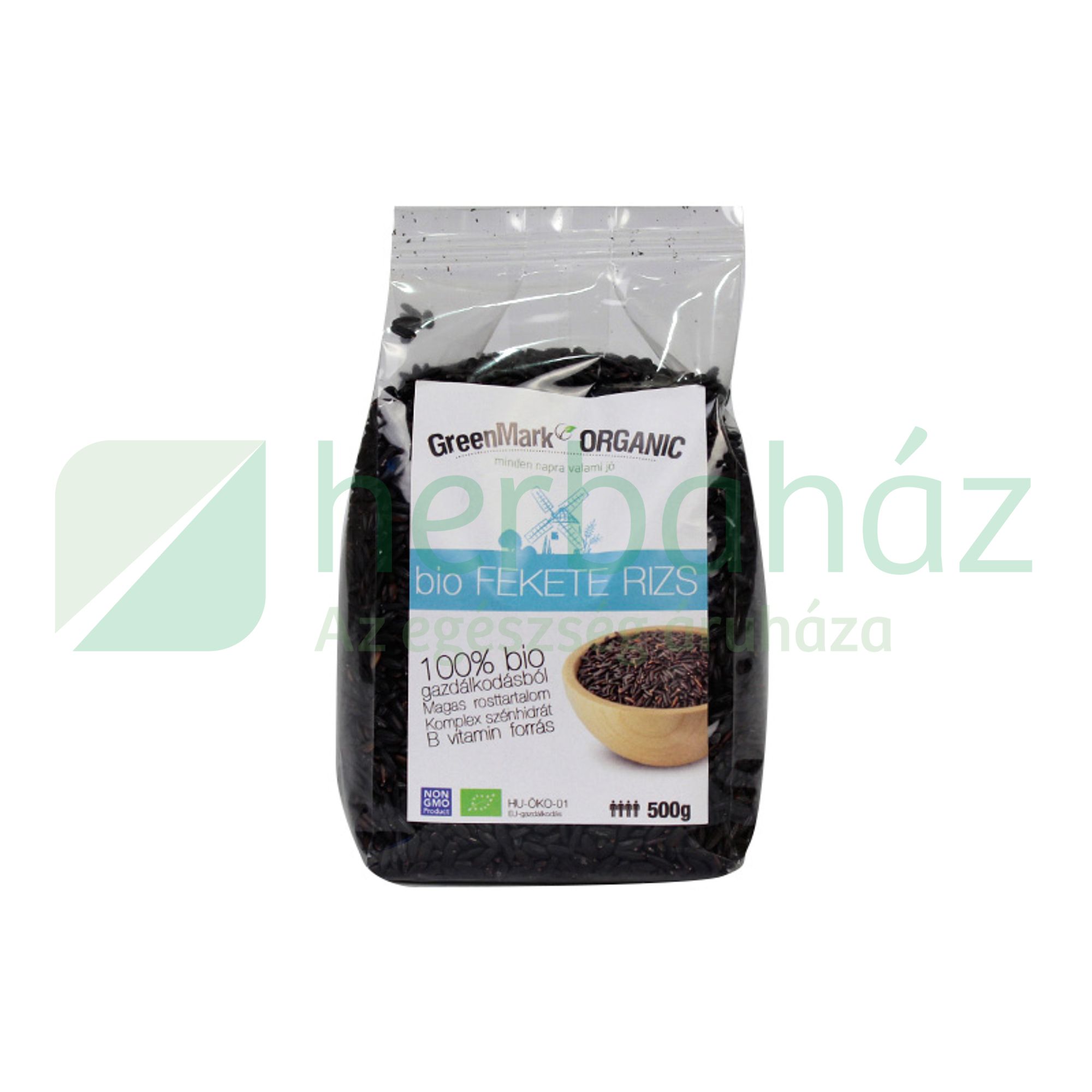 BIO GREENMARK RIZS FEKETE 500G