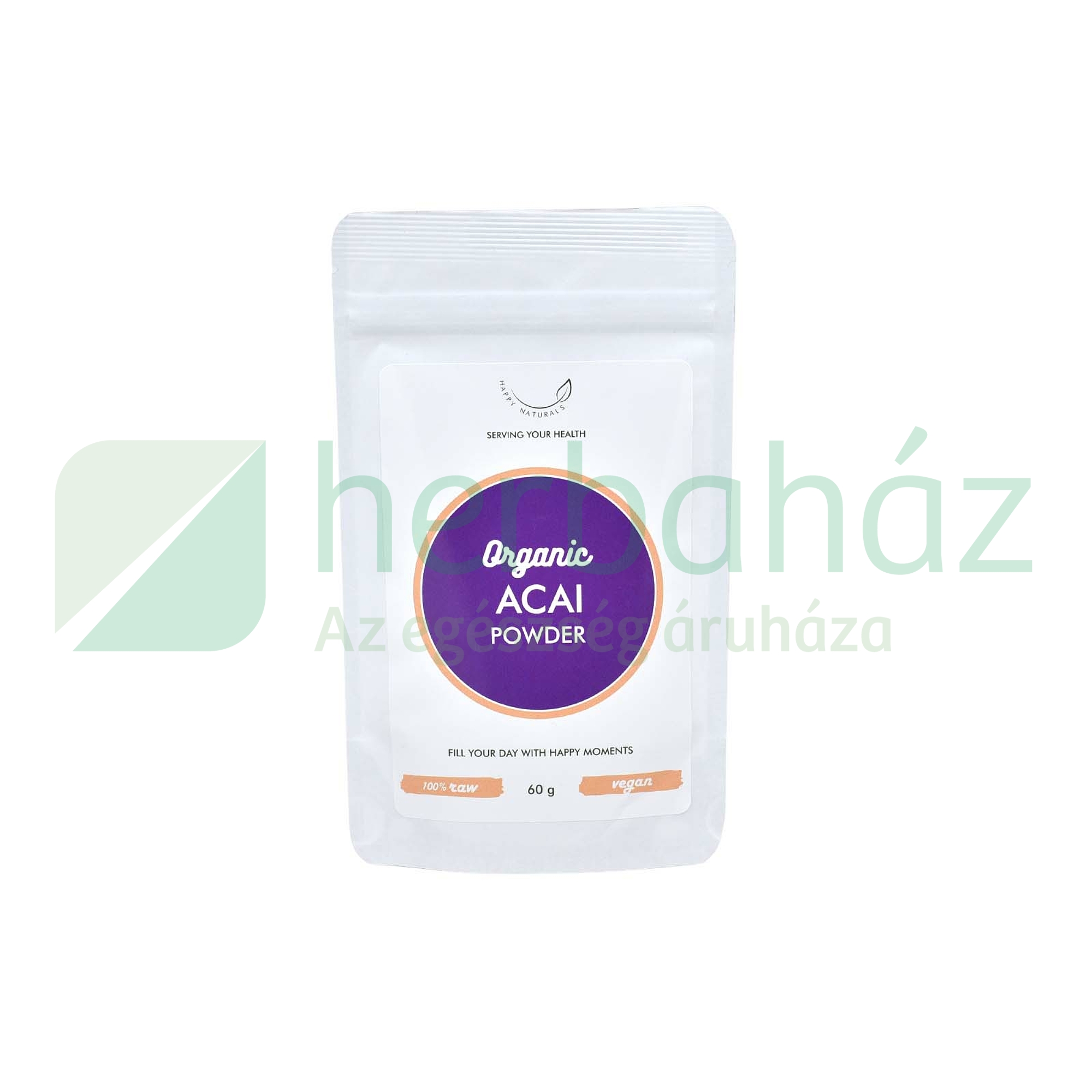 BIO HAPPY NATURALS ORGANIC ACAI POR 60G