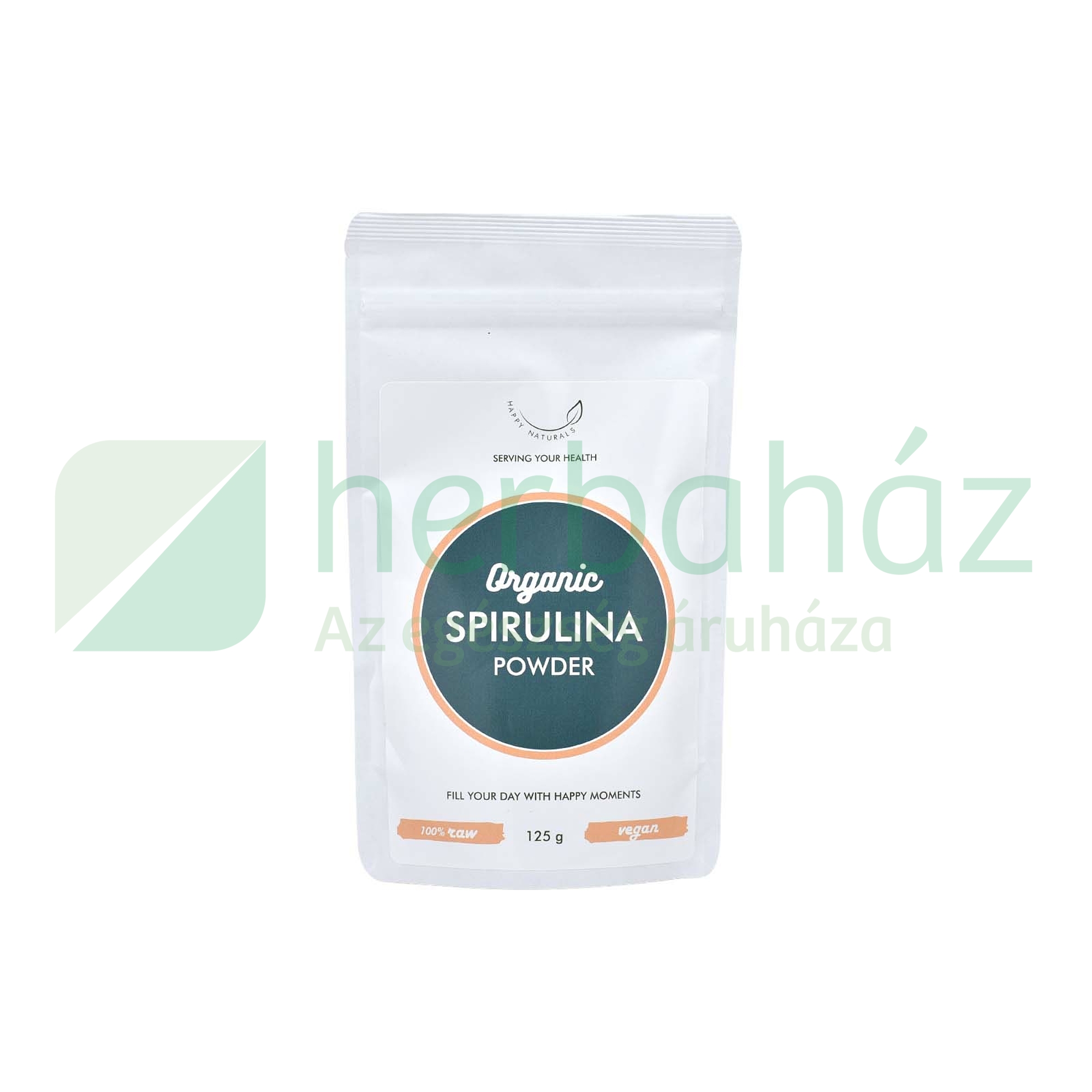 BIO HAPPY NATURALS ORGANIC SPIRULINA POR 125G