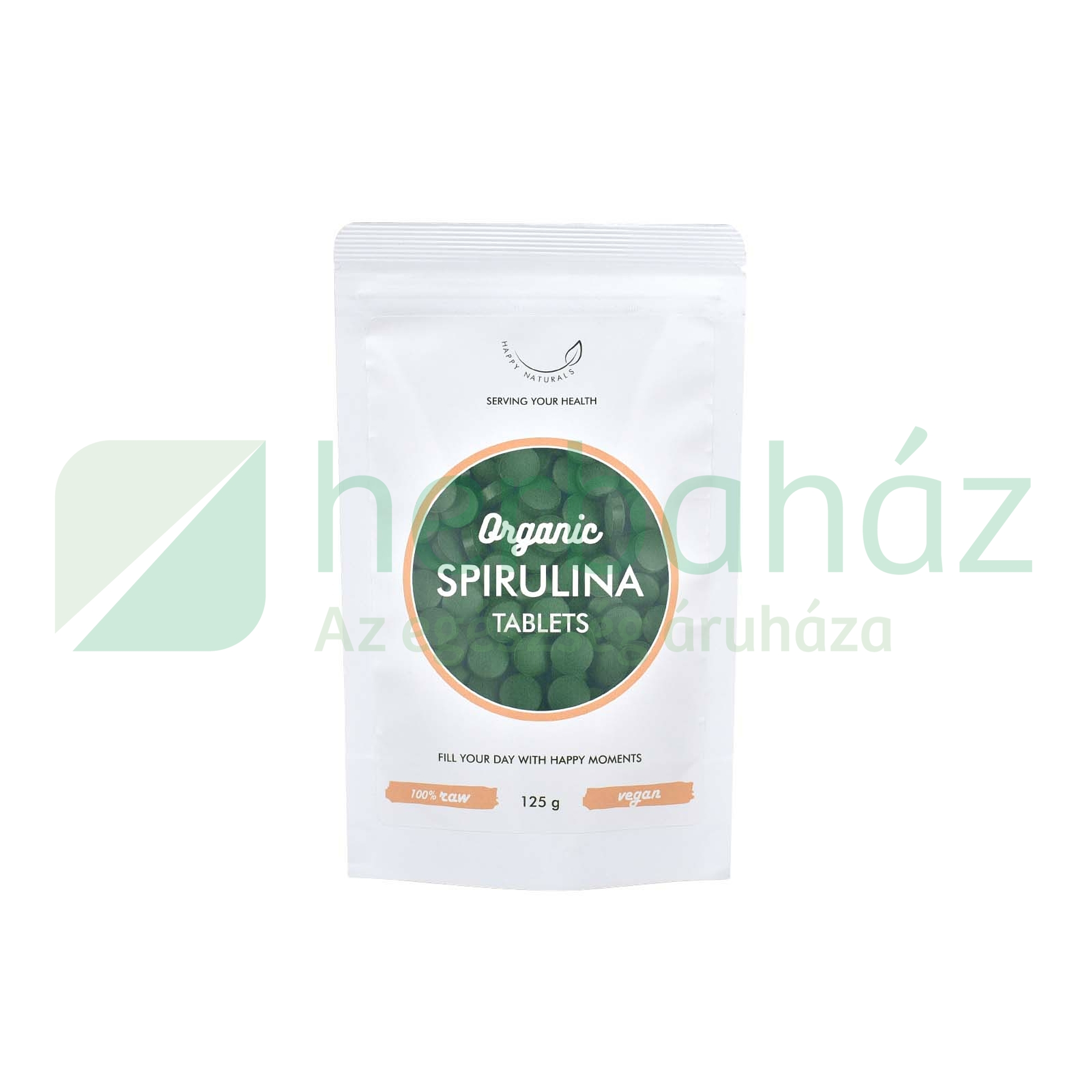 BIO HAPPY NATURALS ORGANIC SPIRULINA TABLETTA 125G