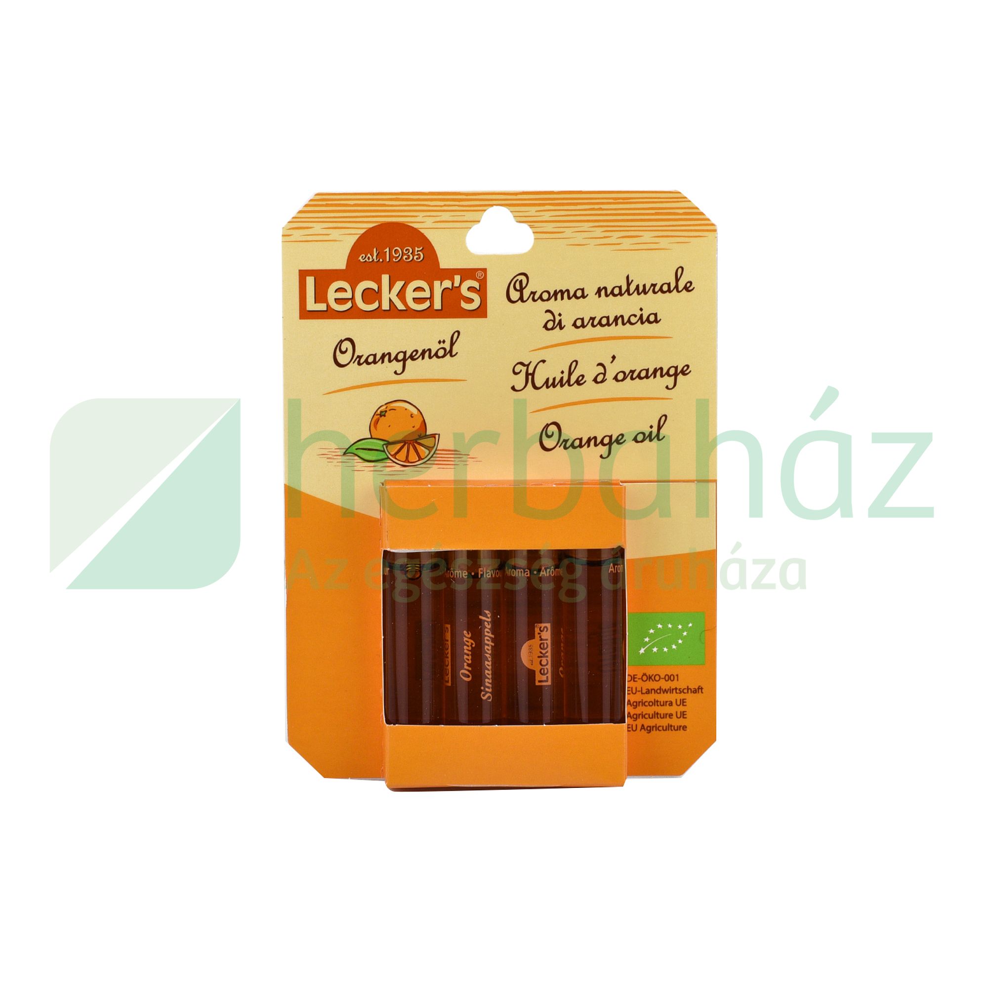 BIO LECKER´S NARANCSOLAJ 100% 4X2ML