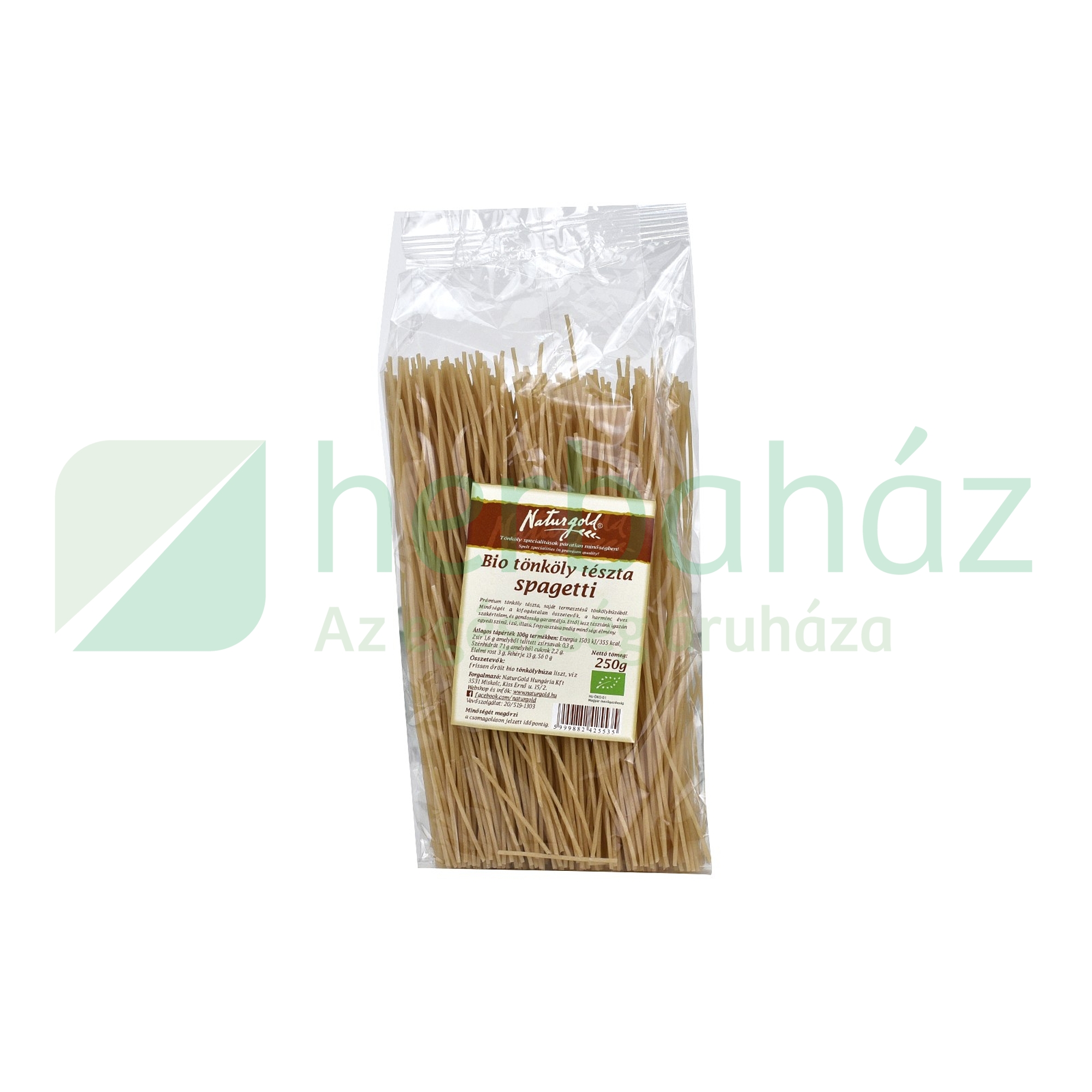 BIO NATURGOLD TÖNKÖLY HÁZI SPAGETTI 250G