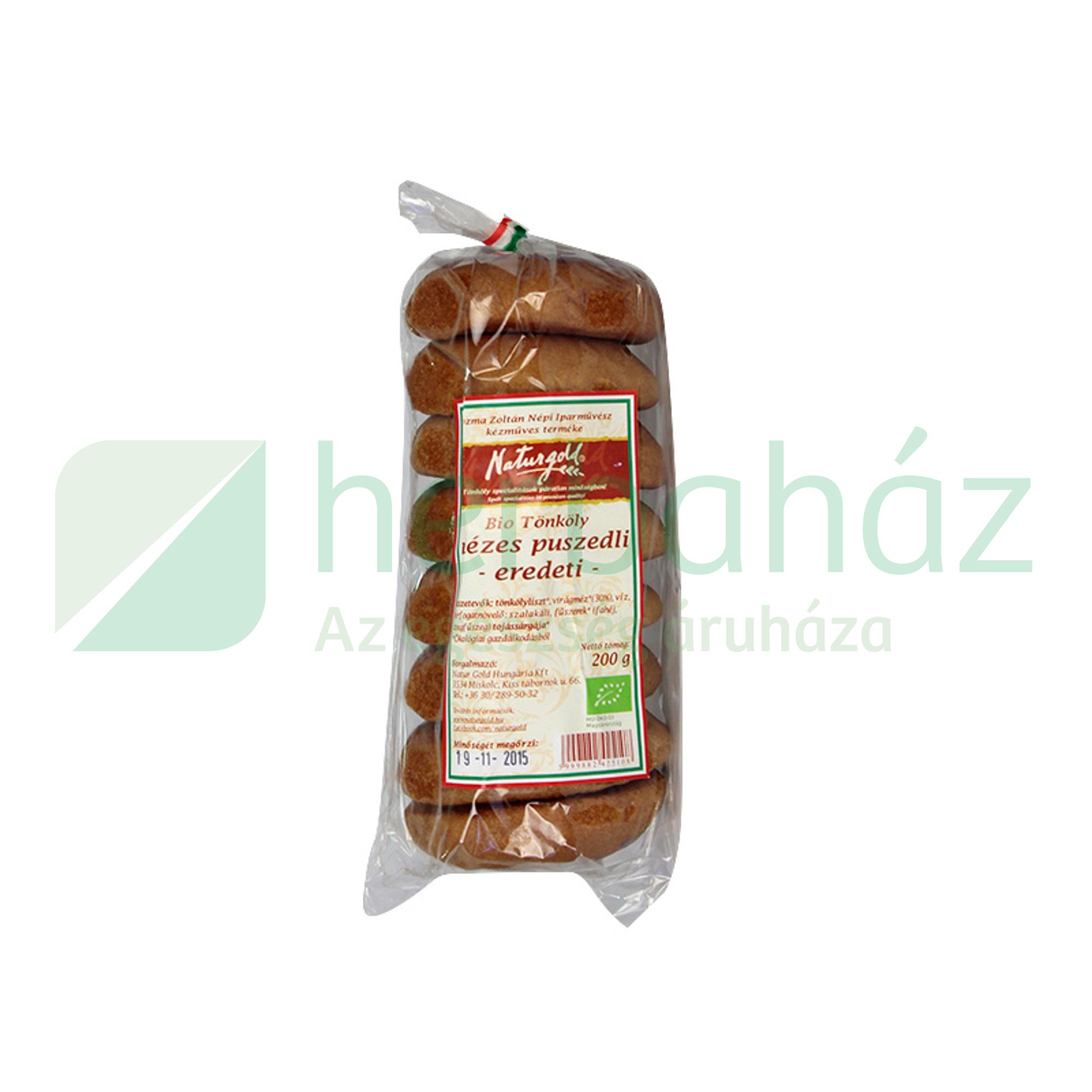 BIO NATURGOLD TÖNKÖLY MÉZES PUSZEDLI NATUR 200G