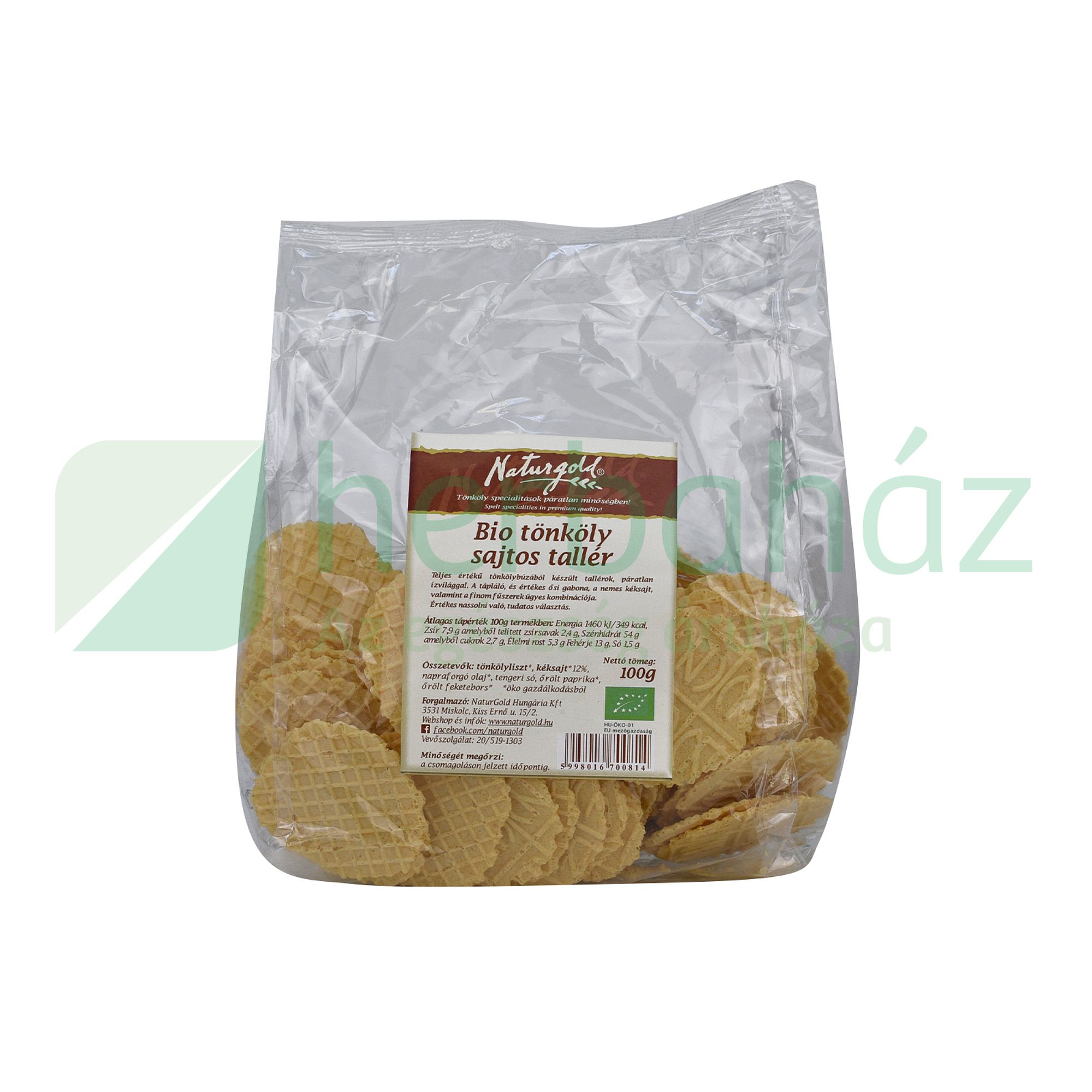 BIO NATURGOLD TÖNKÖLYTALLÉR SAJTOS 100G
