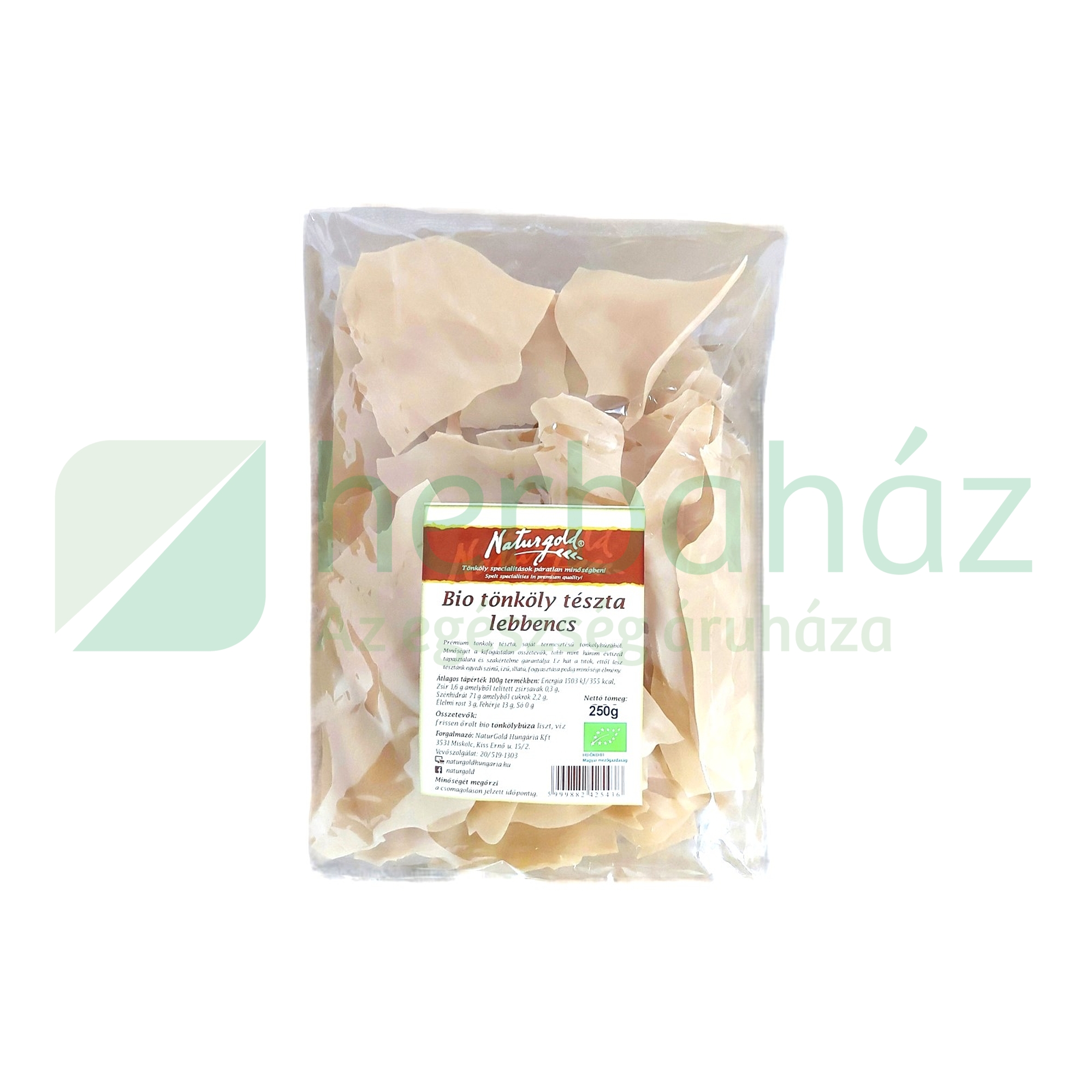 BIO NATURGOLD TÖNKÖLY TÉSZTA LEBBENCS 250G