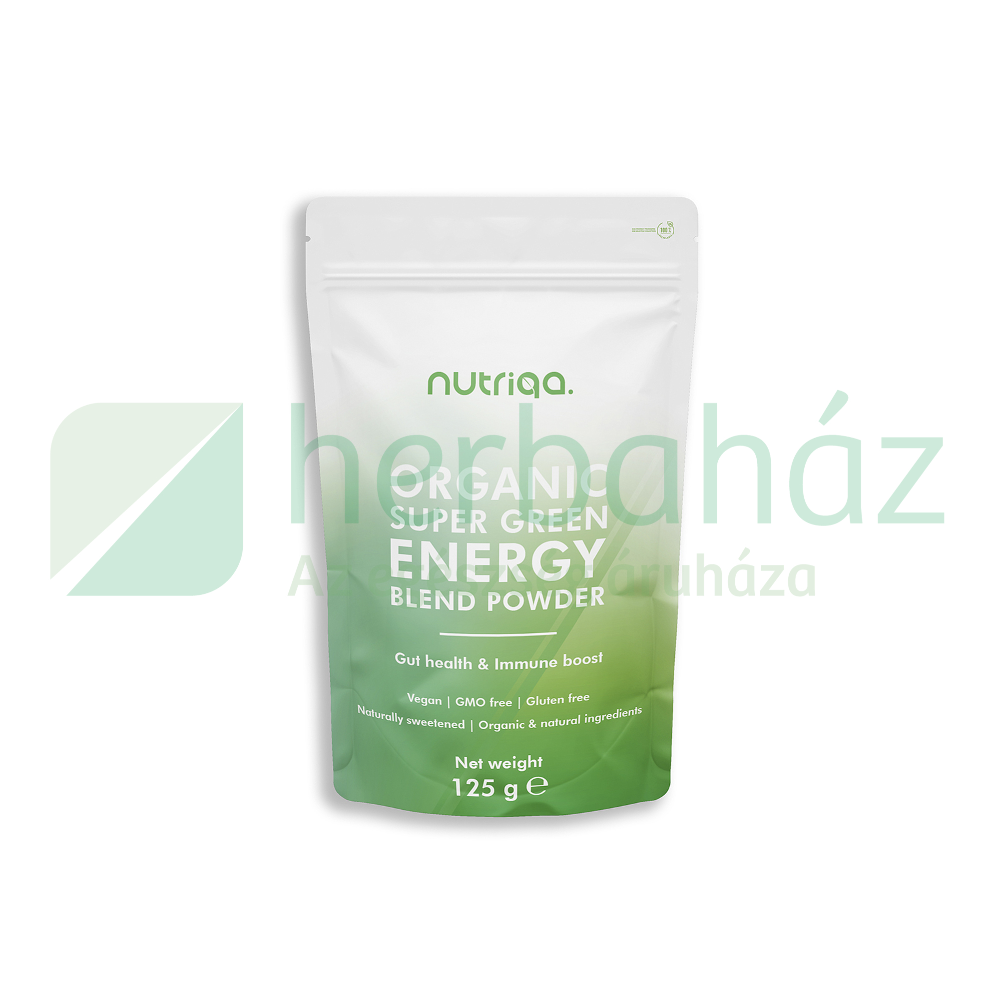 BIO NUTRIQA ORGANIC SZUPER-ZÖLD ENERGIA PORKEVERÉK 125G