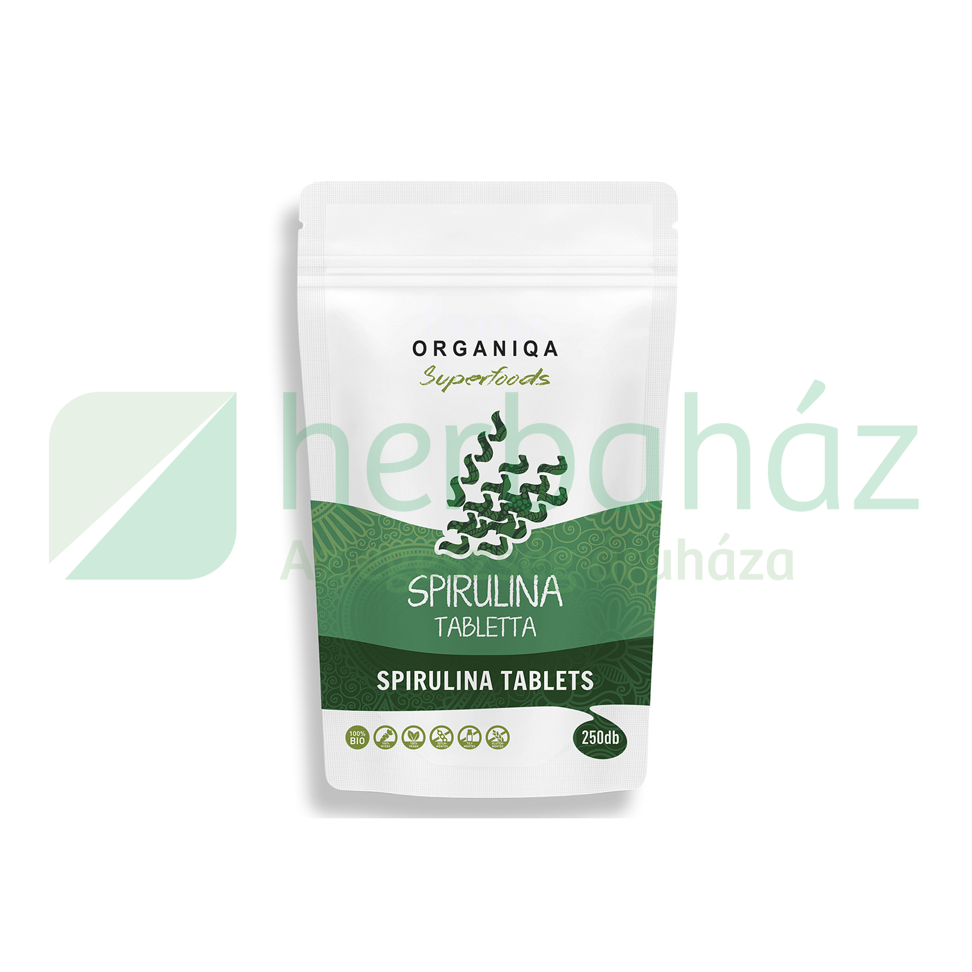 BIO ORGANIQA SPIRULINA TABLETTA 125G