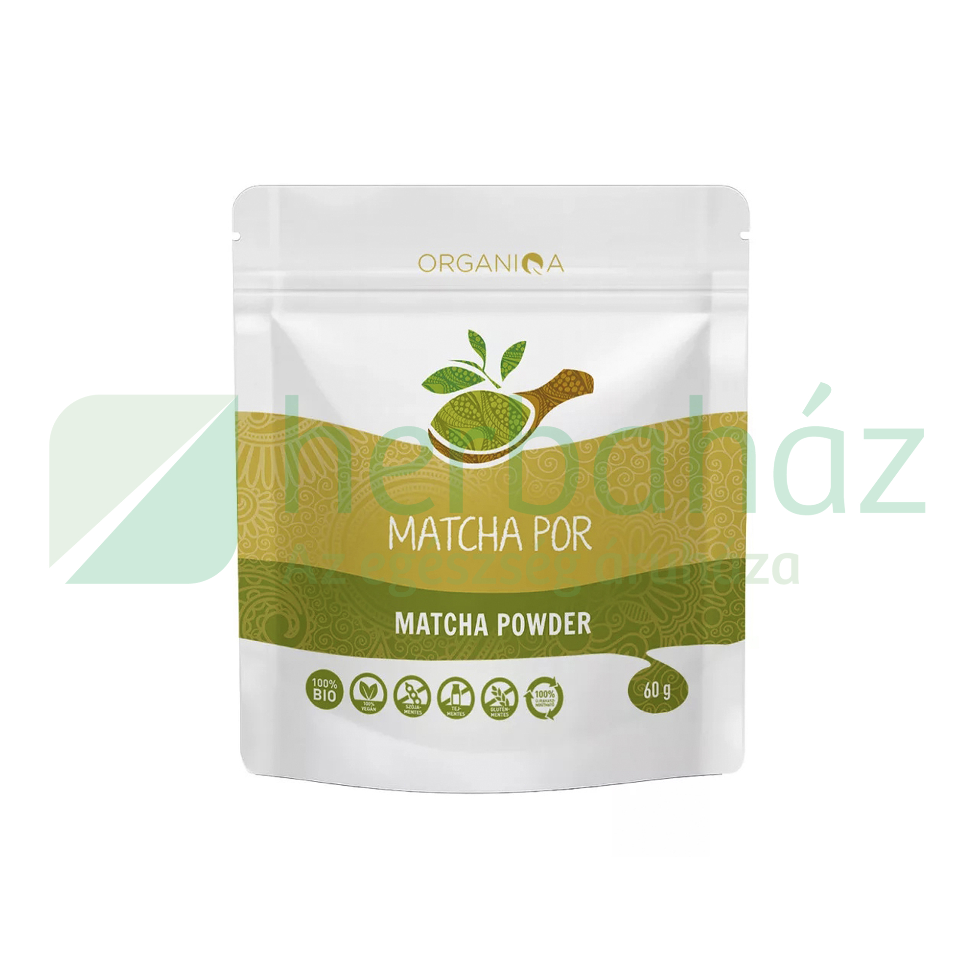 BIO ORGANIQA SUPERFOODS NYERS MATCHA POR 100% 60G