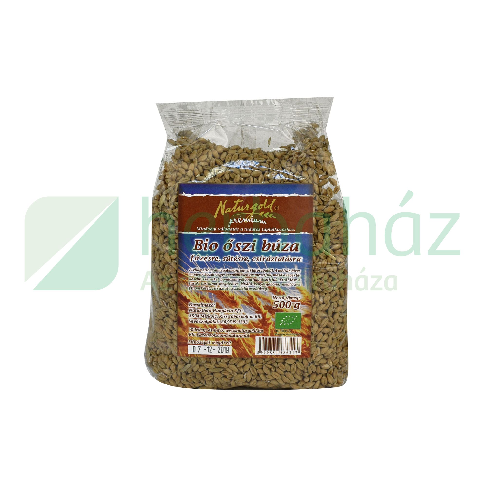 BIO NATURGOLD ŐSZI BÚZA FŐZÉSRE/SÜTÉSRE/CSÍRÁZTATÁSHOZ 500G