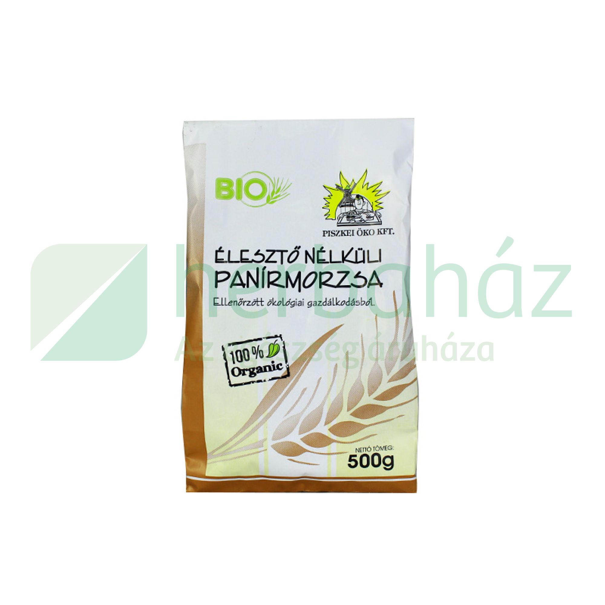 BIO PISZKEI ÉLESZTŐ NÉLKÜLI PANÍRMORZSA /90NAP/ 500G