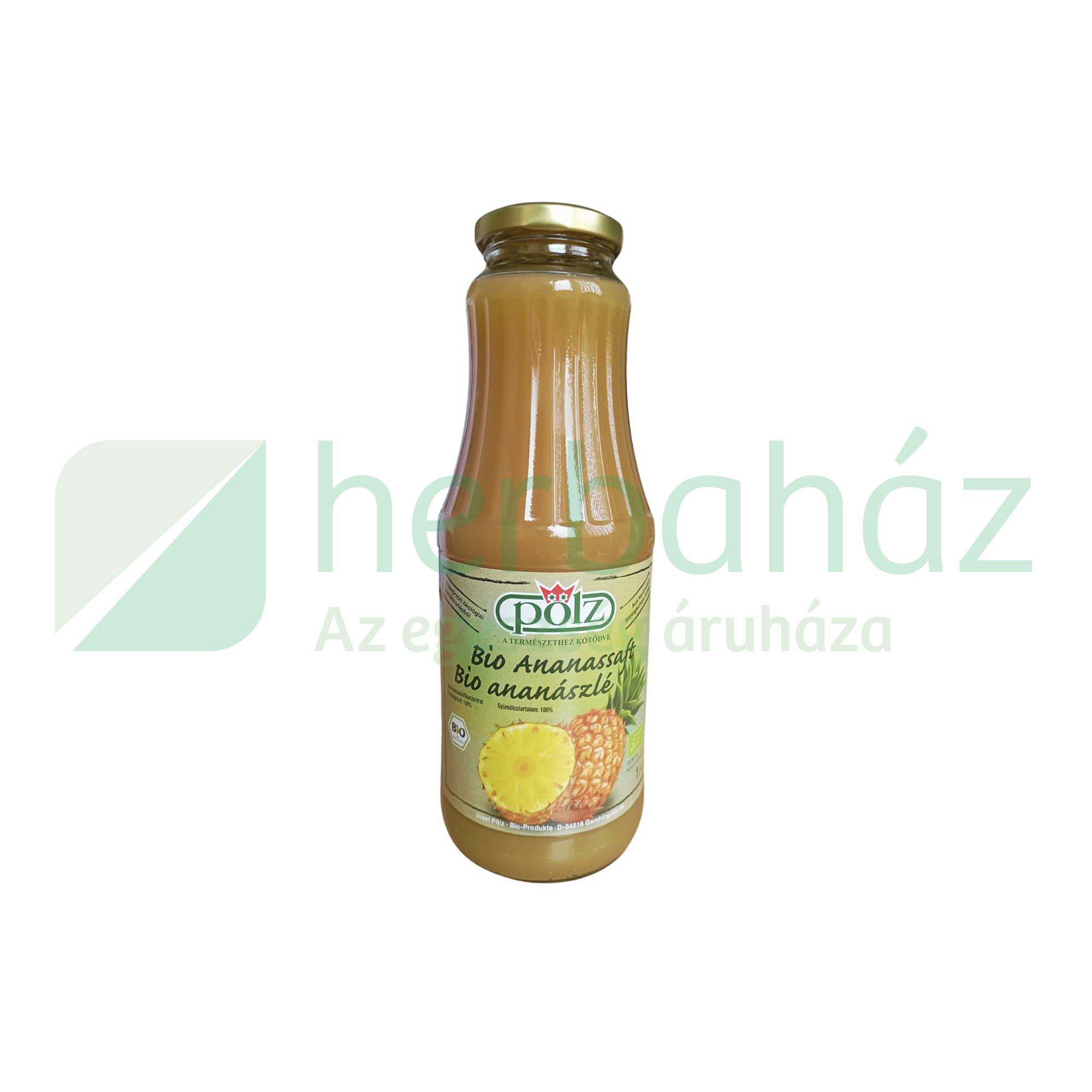 BIO PÖLZ ANANÁSZLÉ 100% 1000ML DRS+50FT BETÉTDÍJ