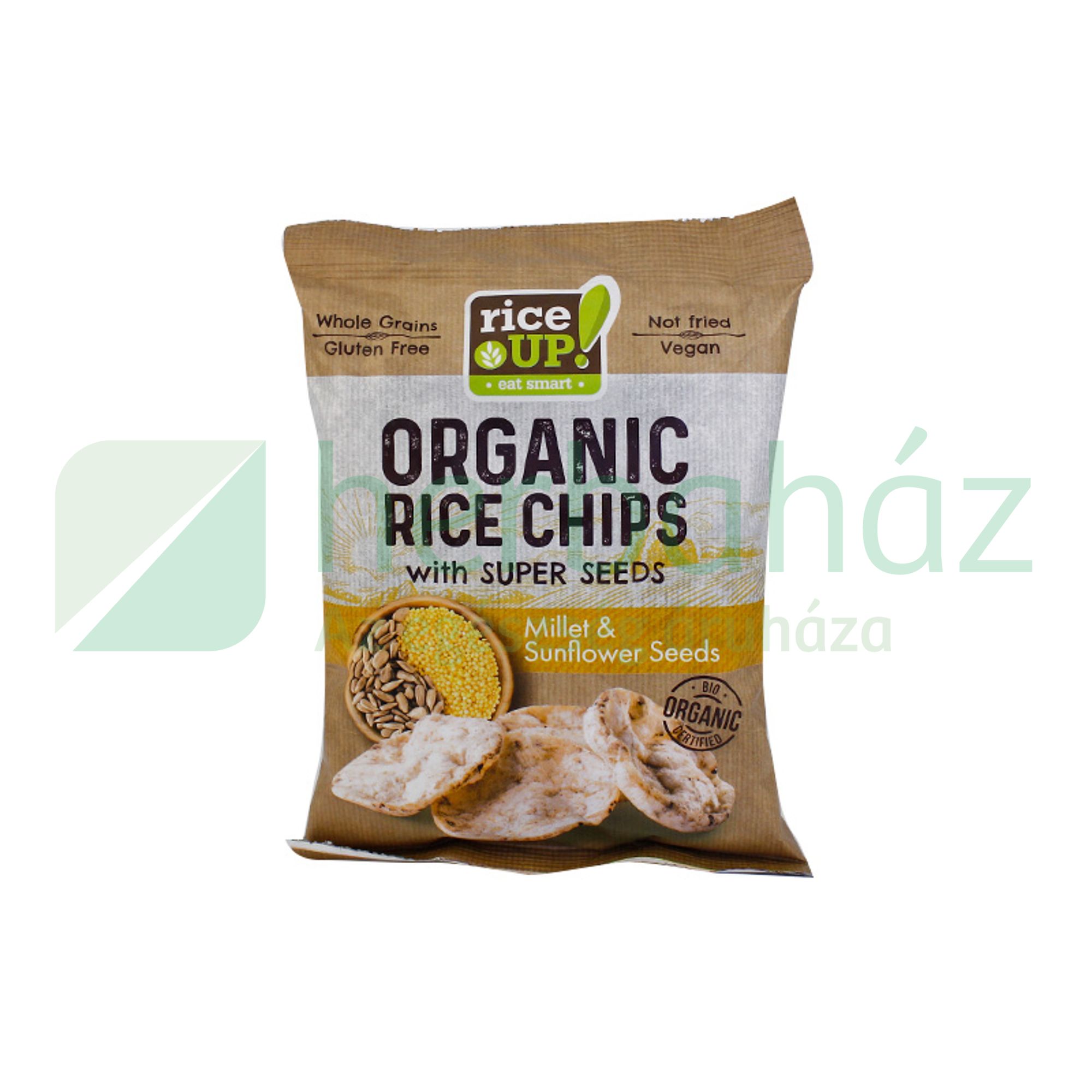 BIO RICE UP KÖLES-NAPRAFORGÓ CHIPS 25G