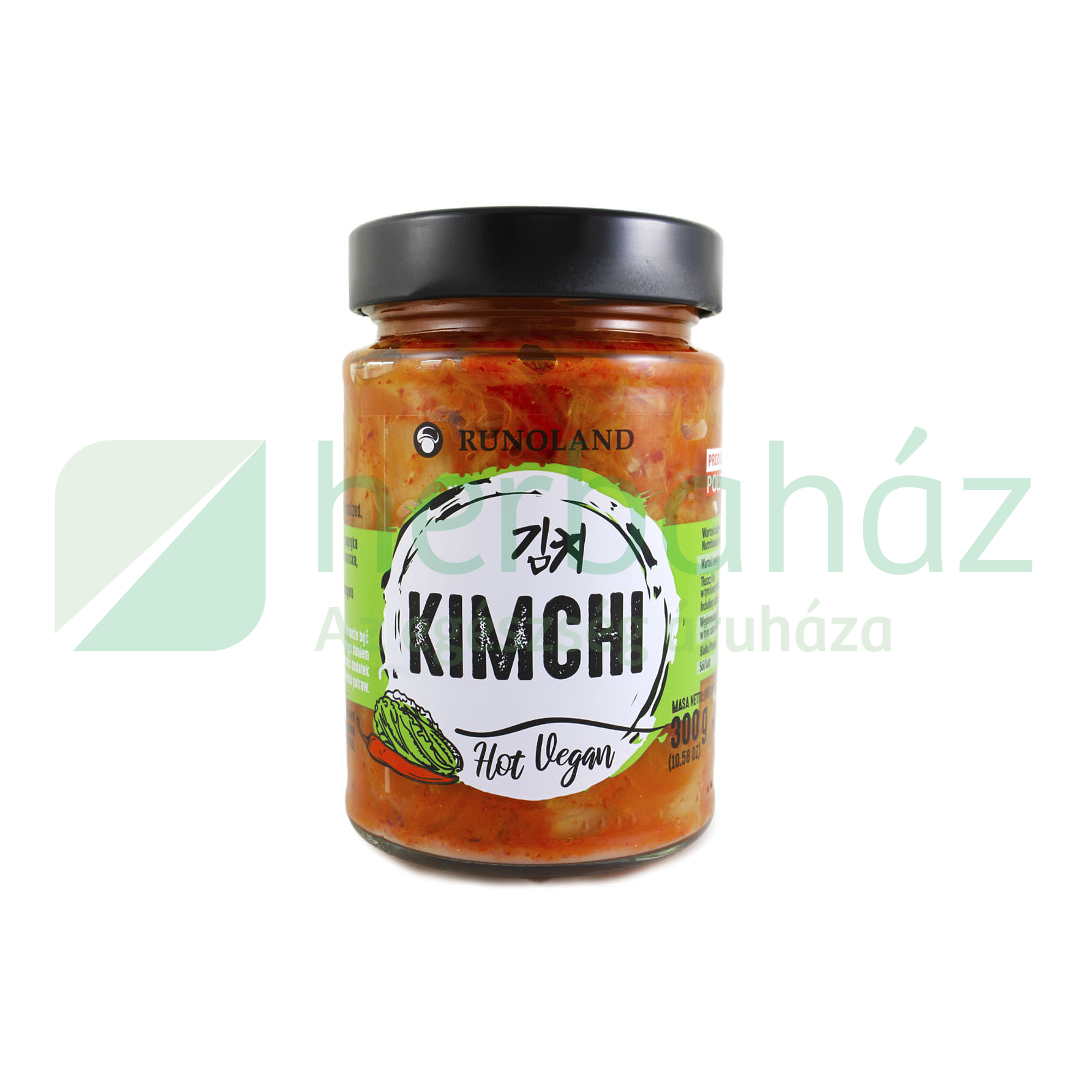 BIO RUNOLAND KIMCHI HAGYOMÁNYOS, CSÍPŐS VEGÁN 300G