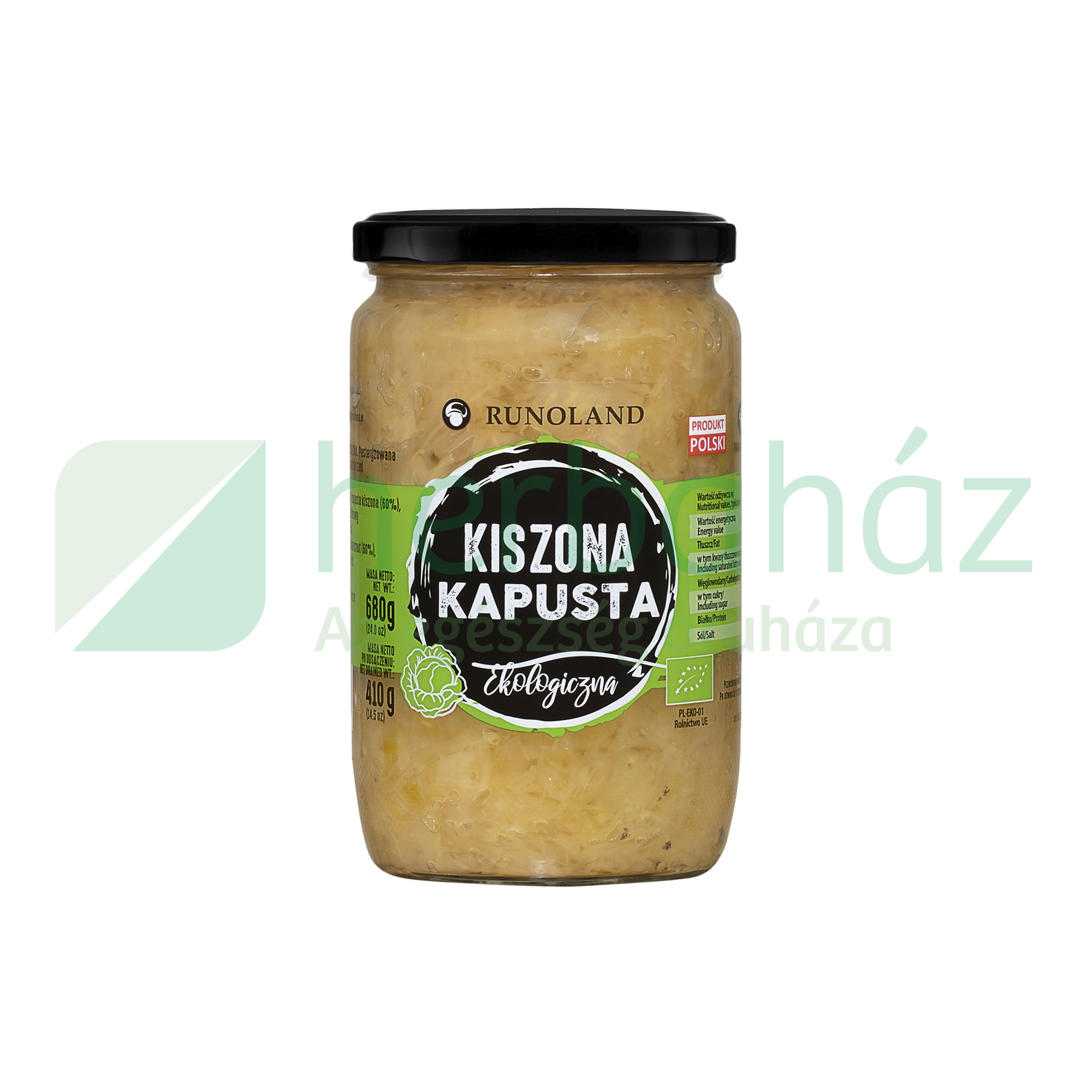 BIO RUNOLAND SAVANYÚ KÁPOSZTA 680G