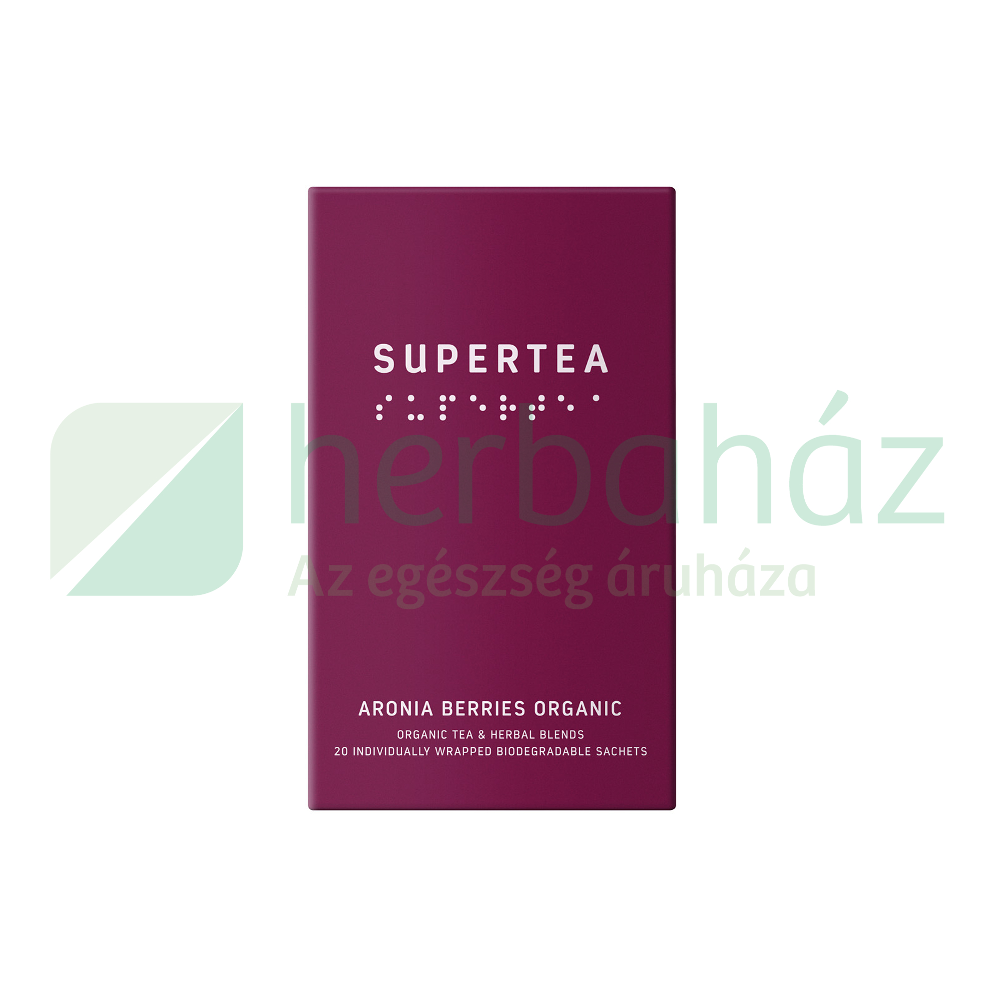 BIO SUPERTEA ARÓNIA BERRIES ZÖLD TEA FILTERES 20DB