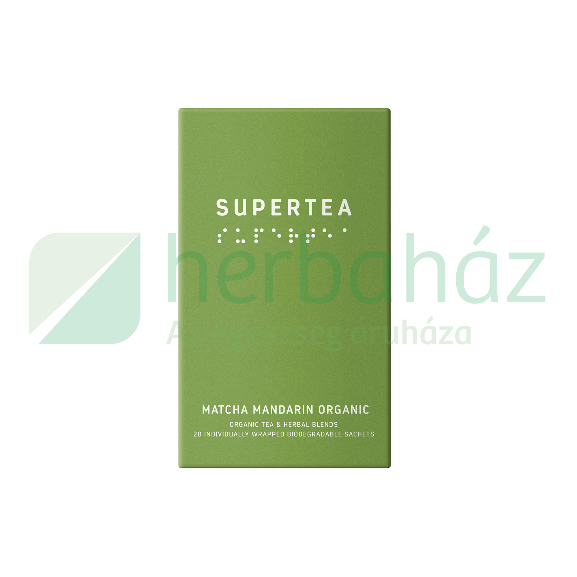 BIO SUPERTEA MATCHA TEA MANDARIN ÍZBEN FILTERES 20DB