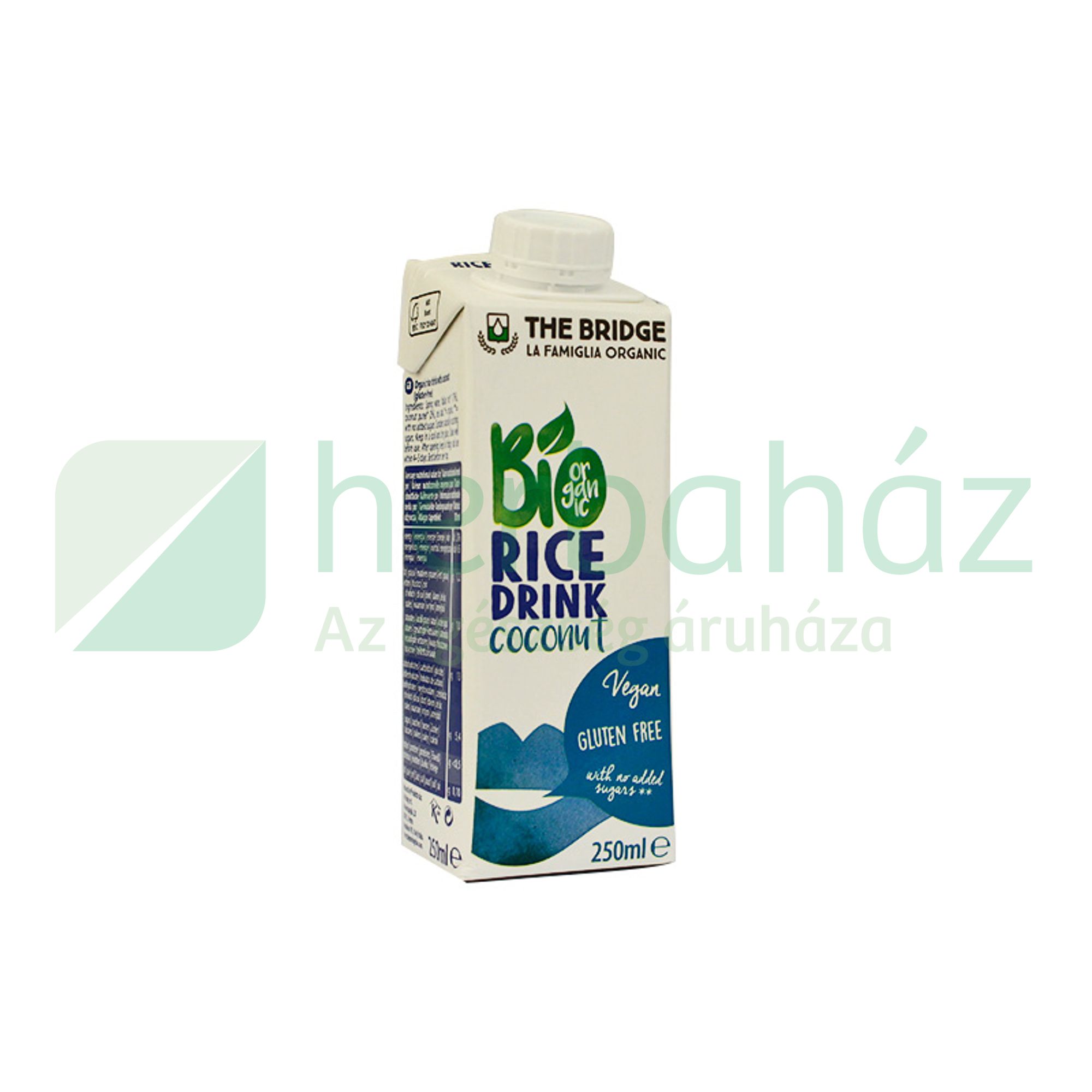 GLUTÉNMENTES BIO THE BRIDGE KÓKUSZOS RIZSITAL 250ML