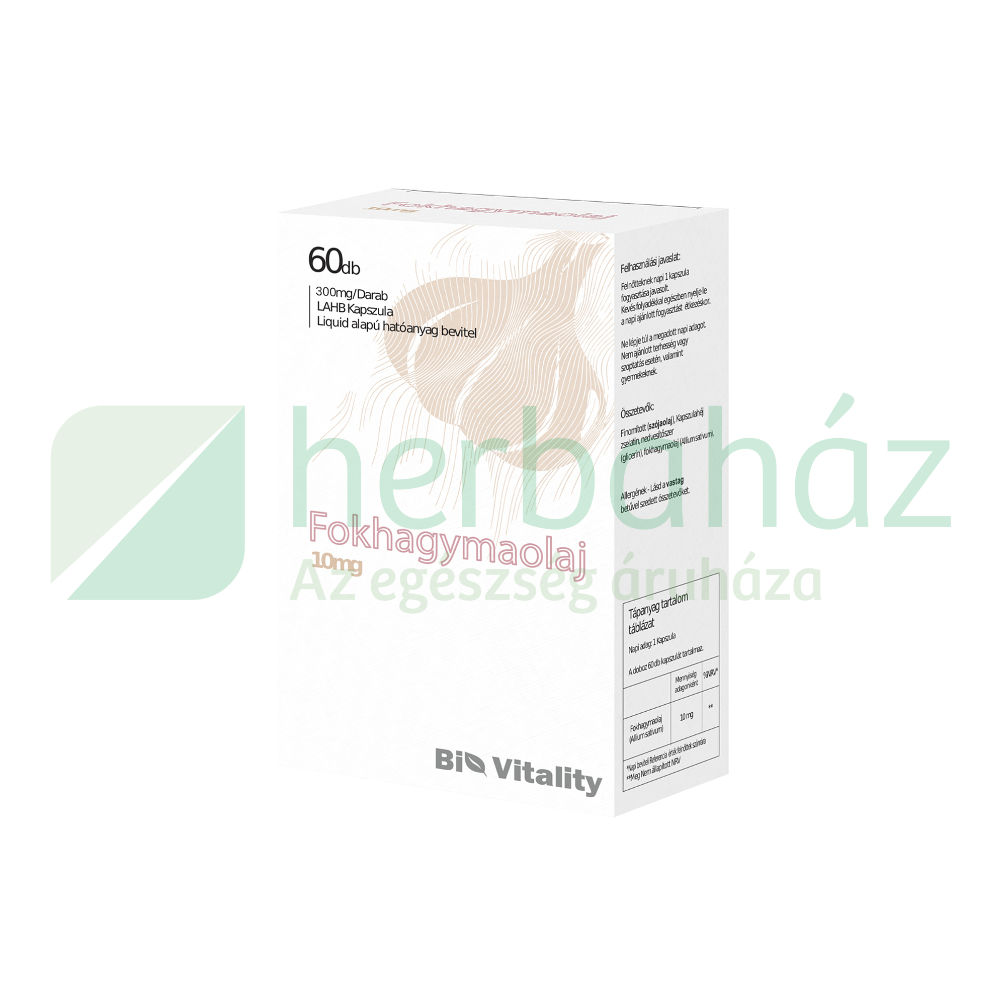BIO VITALITY FOKHAGYMAOLAJ KAPSZULA 60DB
