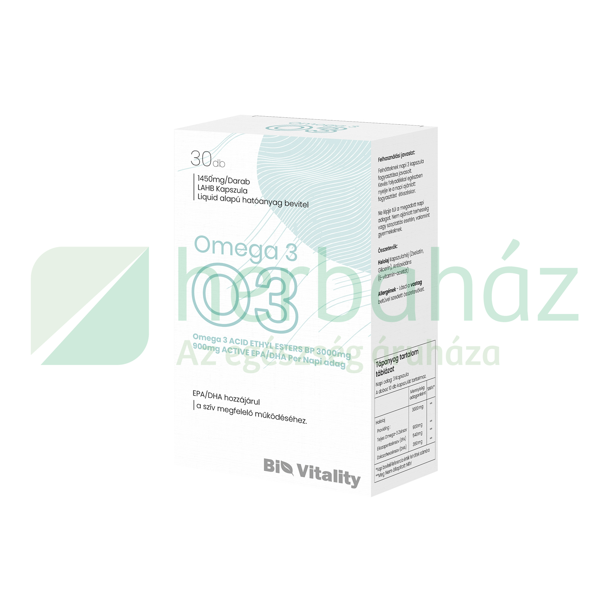 BIO VITALITY OMEGA 3 O3  30DB