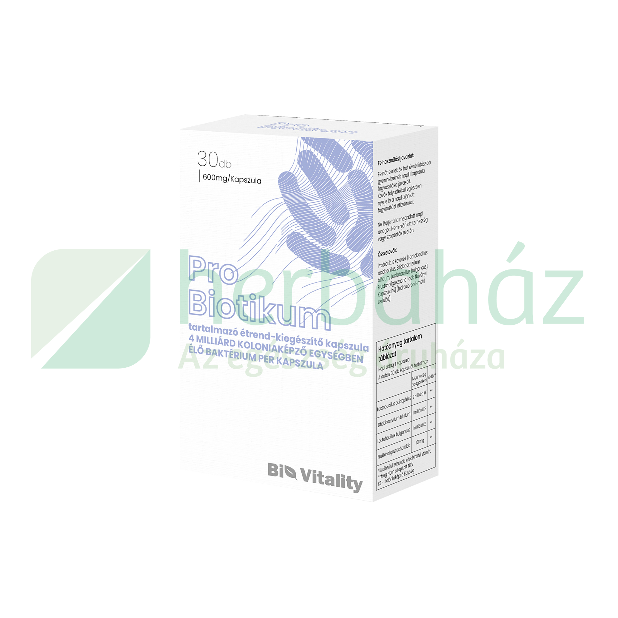 BIO VITALITY PROBIOTIKUM 30DB