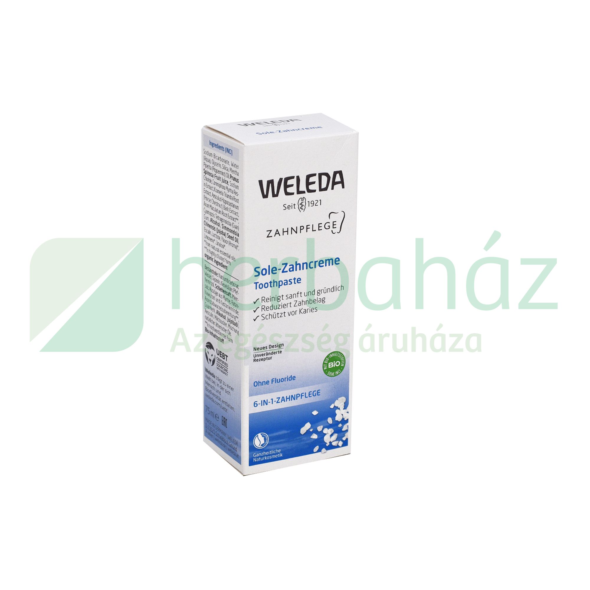 WELEDA SÓS FOGKRÉM 75ML