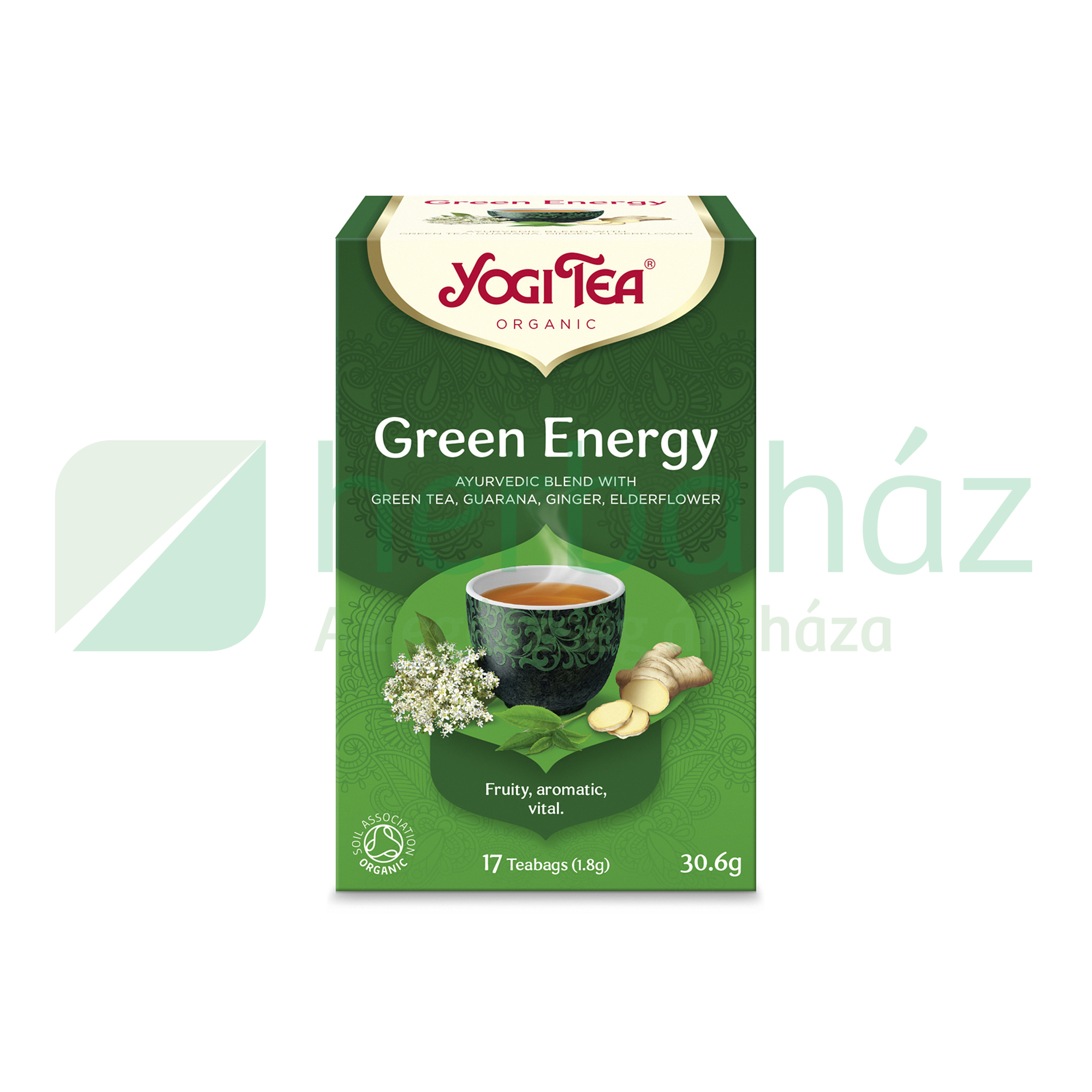 BIO YOGI TEA ENERGIZÁLÓ ZÖLD TEA 17DB