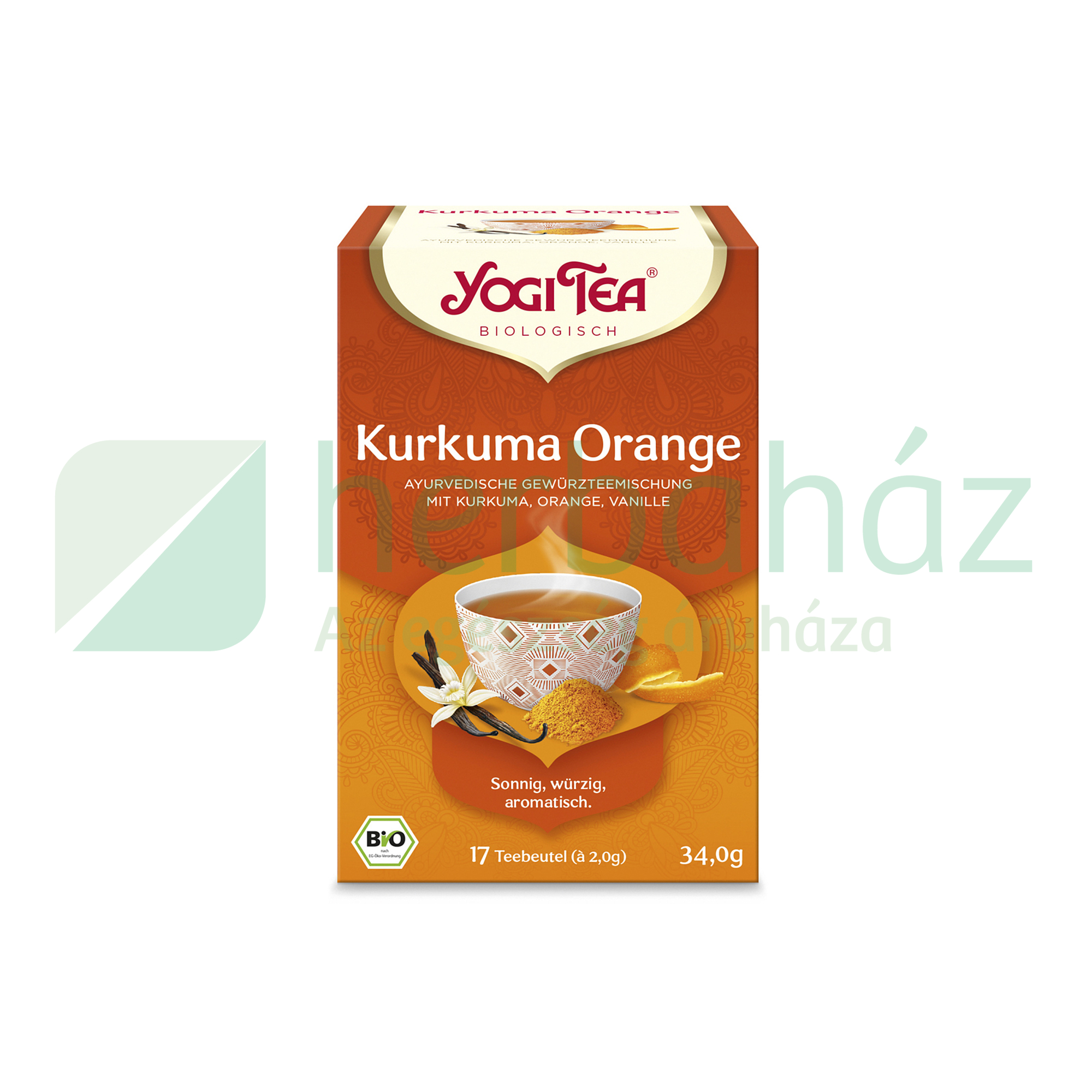 BIO YOGI TEA KURKUMA -NARANCS 17DB