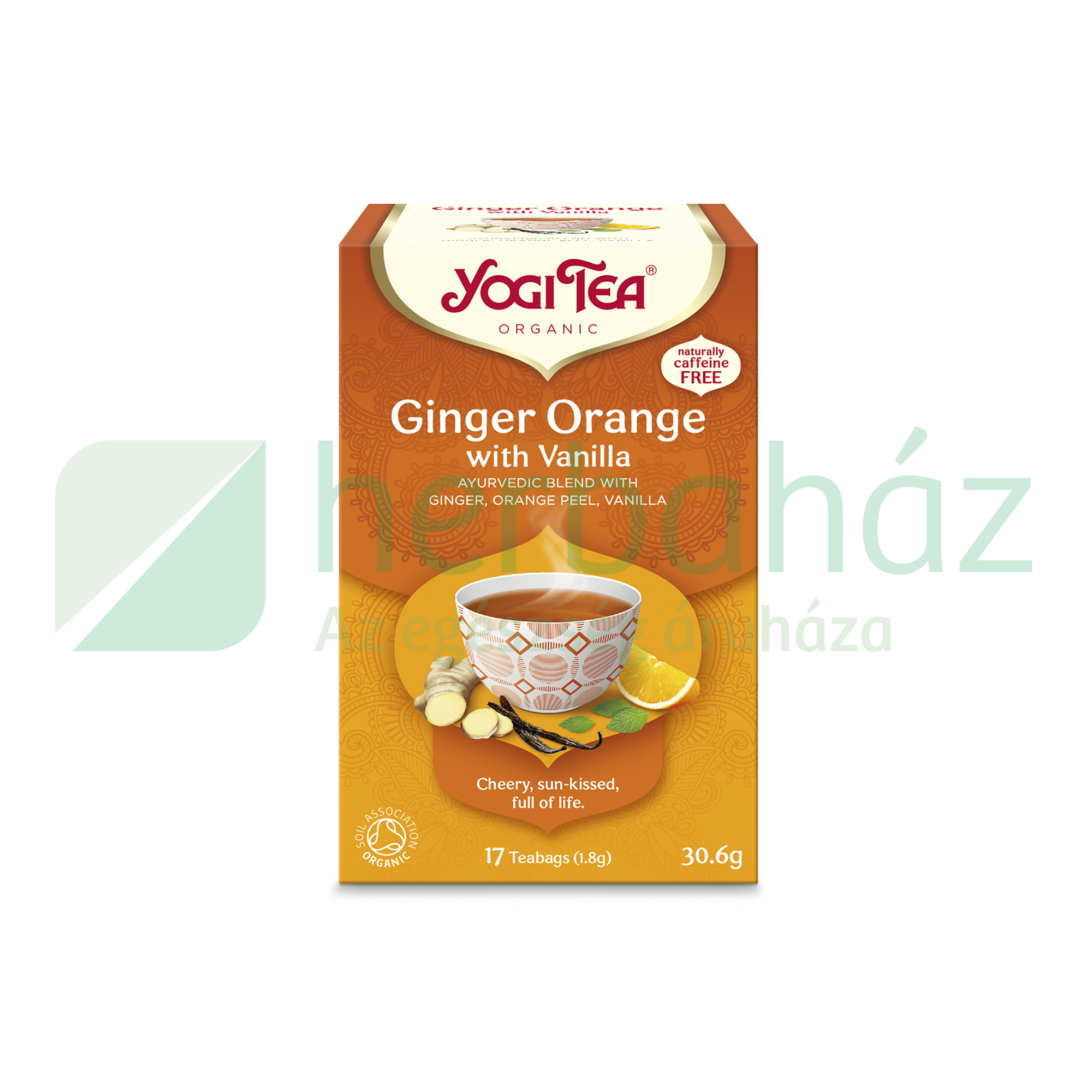 BIO YOGI TEA NARANCSOS GYÖMBÉRTEA VANÍLIÁVAL 17DB