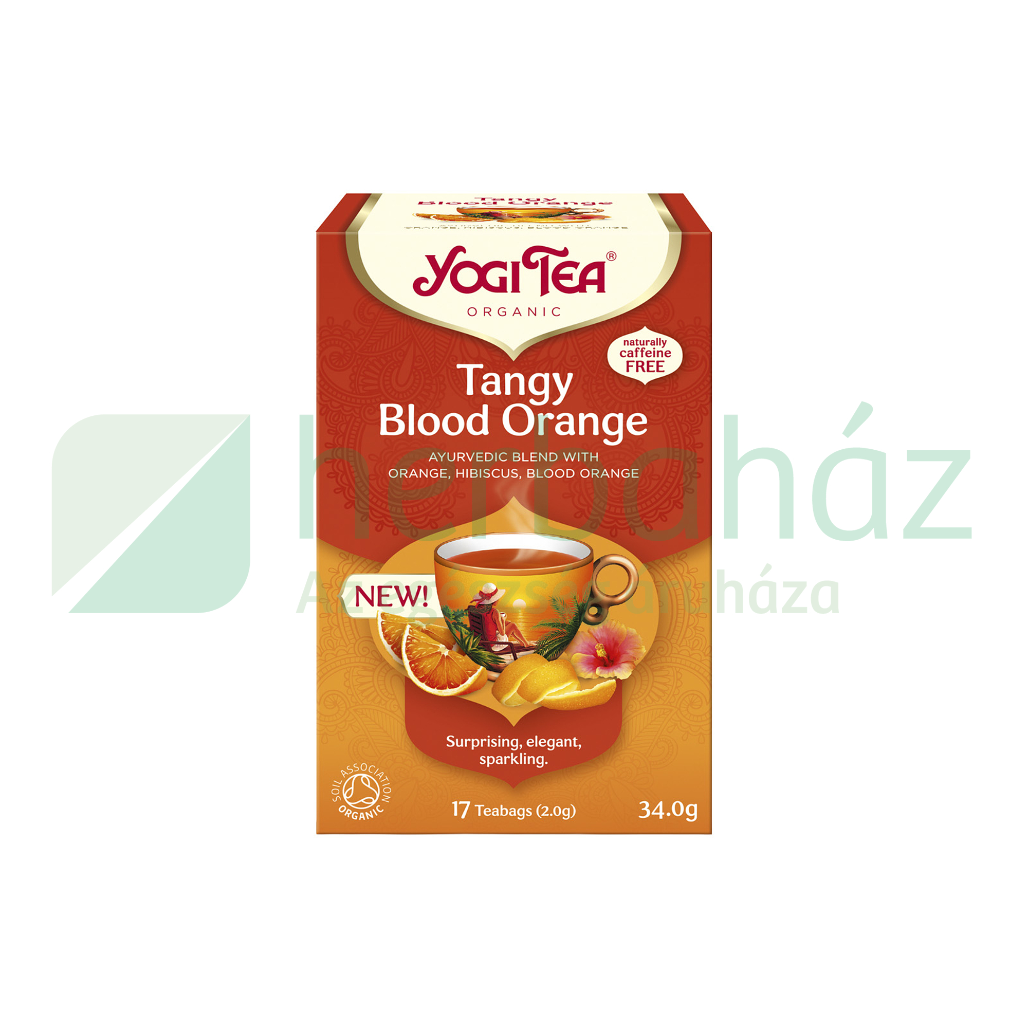 BIO YOGI TEA PEZSDÍTŐ VÉRNARANCS AJURVÉDIKUS FILTERES 17DB