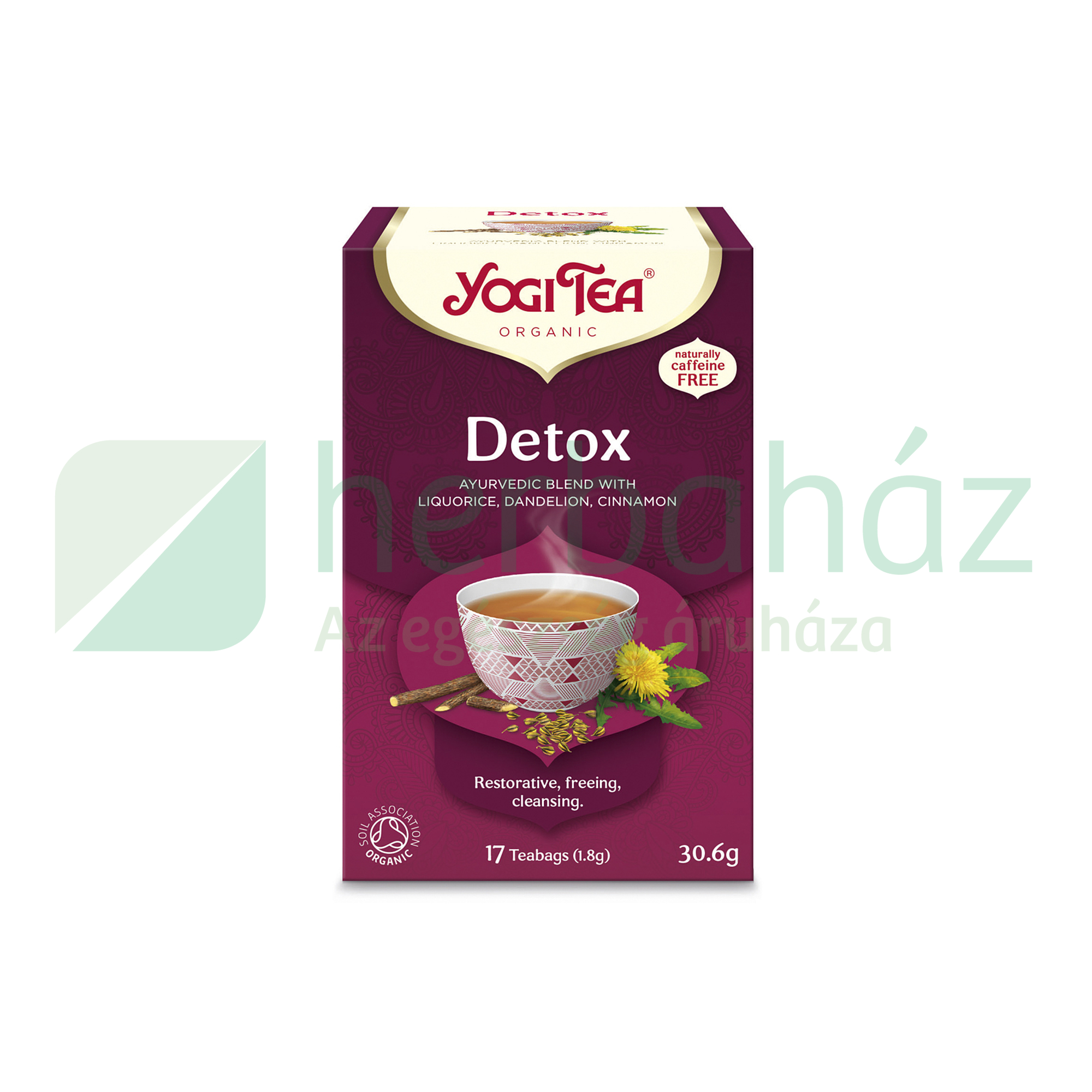 BIO YOGI TEA DETOX - TISZTÍTÓ (MÉREGTELENÍTŐ) 17 DB
